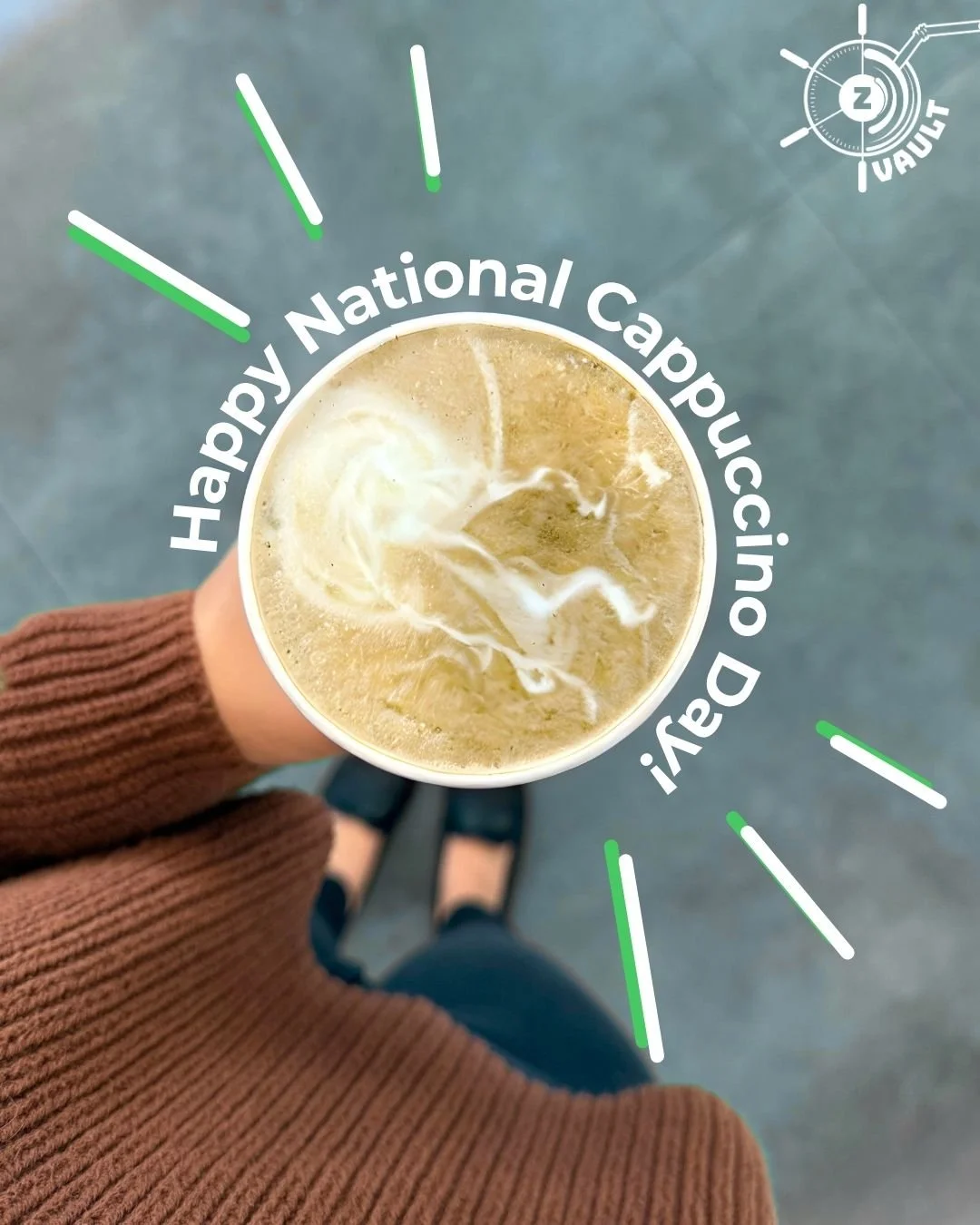 National Cappuccino Day = the perfect excuse for another round ☕ 
Celebrate every Wednesday with our $3 hot cappuccino special!
Stop by Z Vault and let&rsquo;s make your day a little frothier.

📍 Find us on Main Street in Bel Air, MD
🚗 Our drive-th