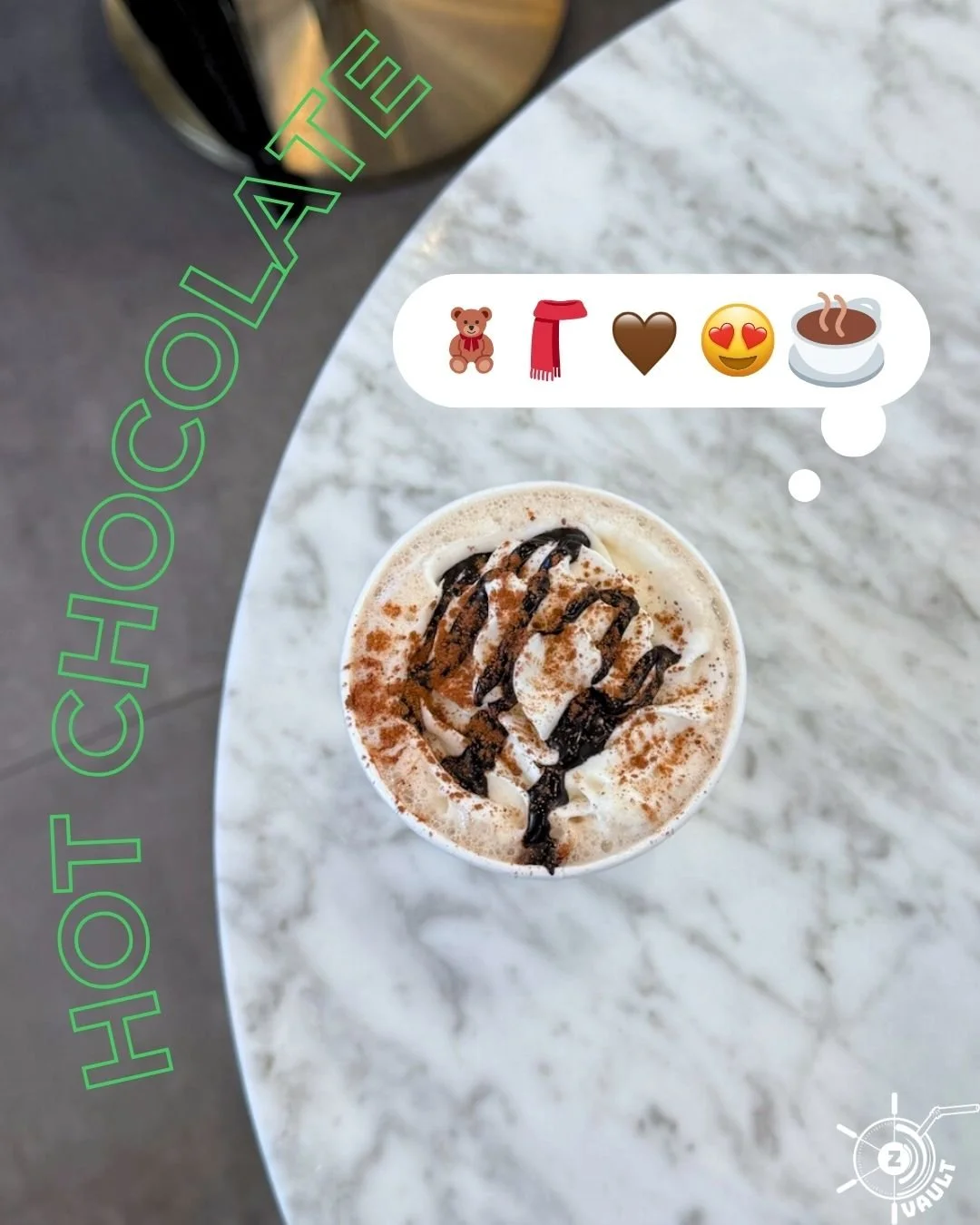 Chocolate on top too?? Yes Please! 

📍 Find us on Main Street in Bel Air, MD
🚗 Our drive-thru is OPEN!
⏰ Hours: Mon&ndash;Sat 7:30&ndash;4 | Sun 7:30&ndash;3