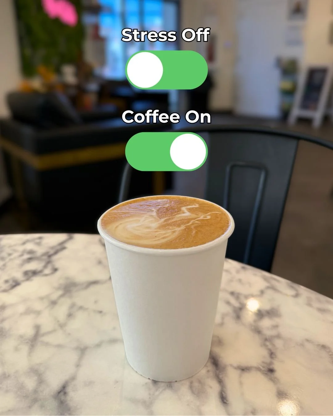 The weekend starts tonight. Stress off, coffee on! 

📍 Find us on Main Street in Bel Air, MD
🚗 Our drive-thru is OPEN!
⏰ Hours: Mon&ndash;Sat 7:30&ndash;4 | Sun 7:30&ndash;3