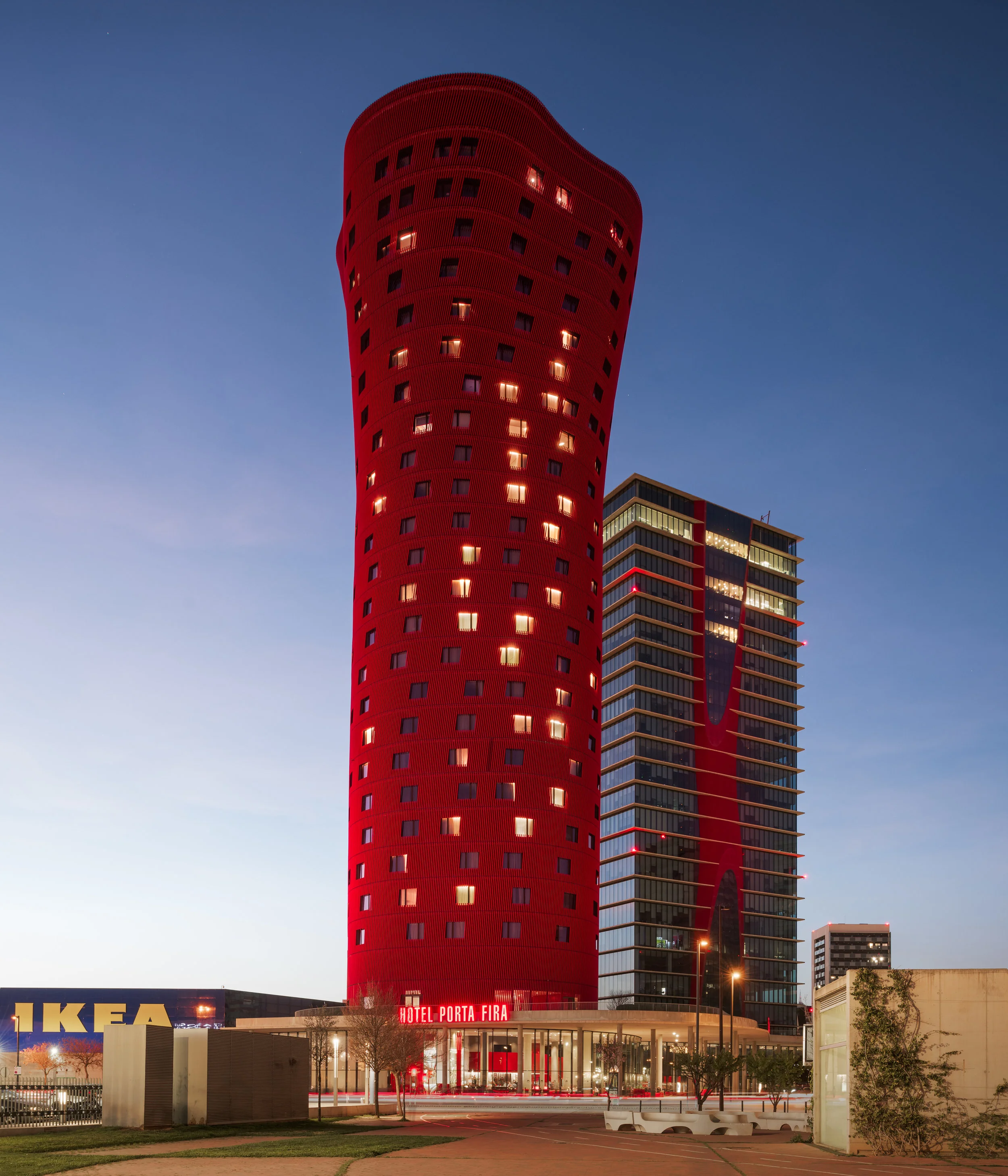 Hotel Porta Barcelona by Toyo Ito.