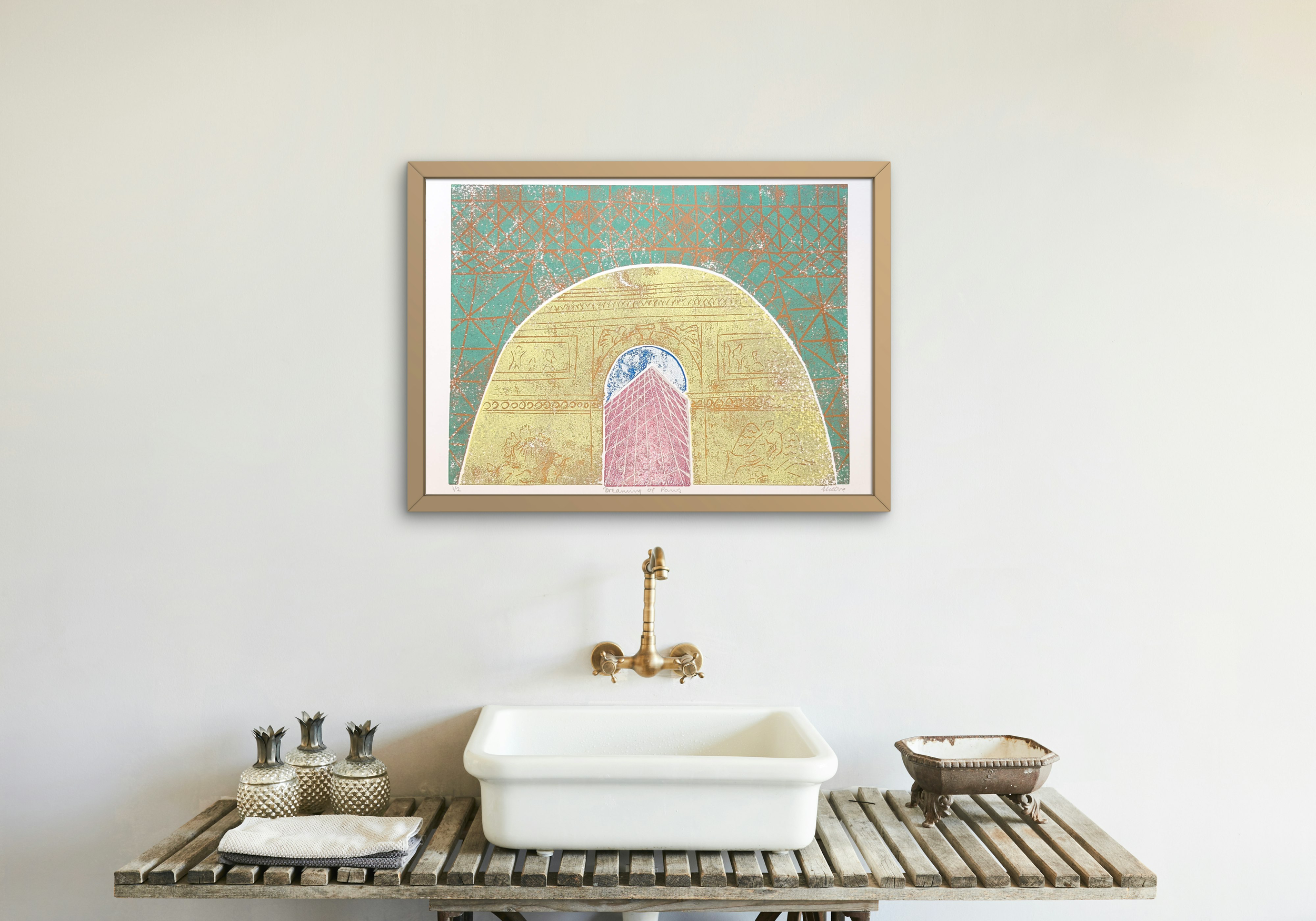 Dreaming of Paris in a Bathroom