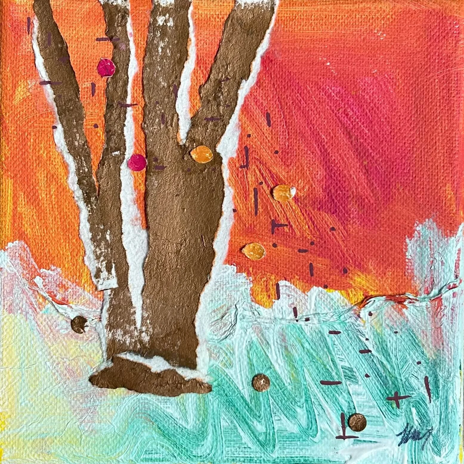 Warming the Air mixed media artwork by Heather Moore.jpeg