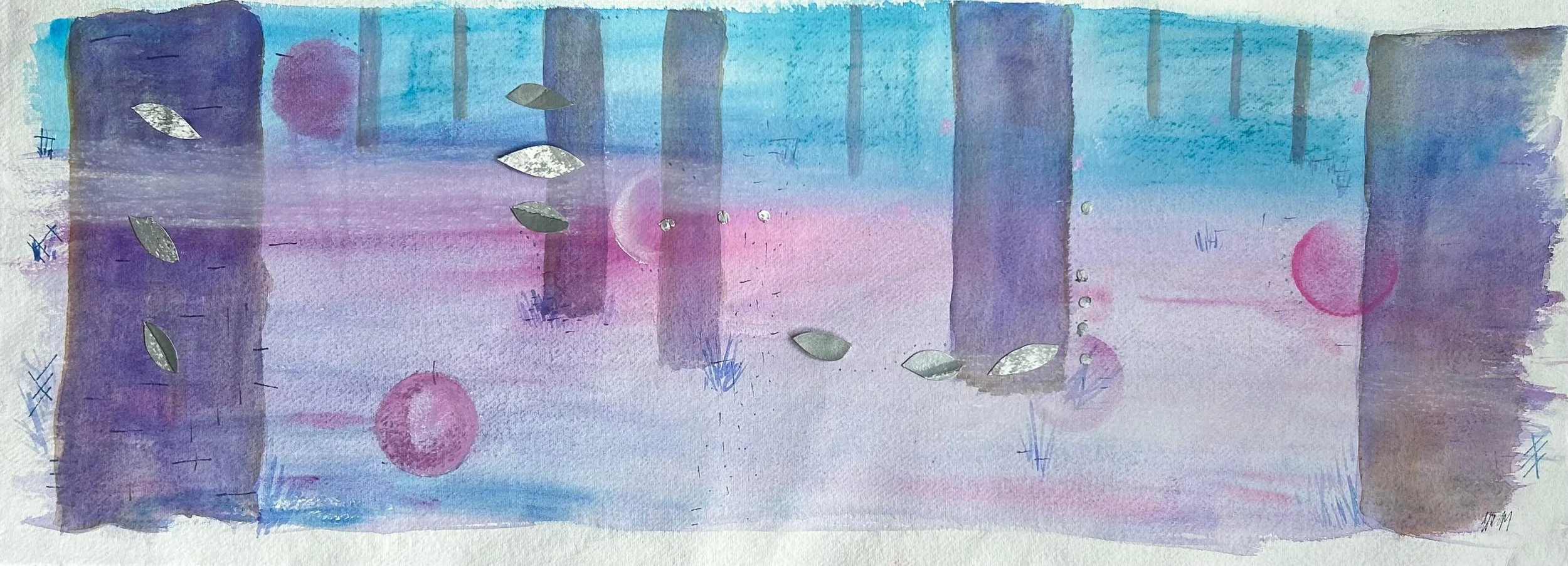 Dusk mixed media artwork by Heather Moore.jpeg