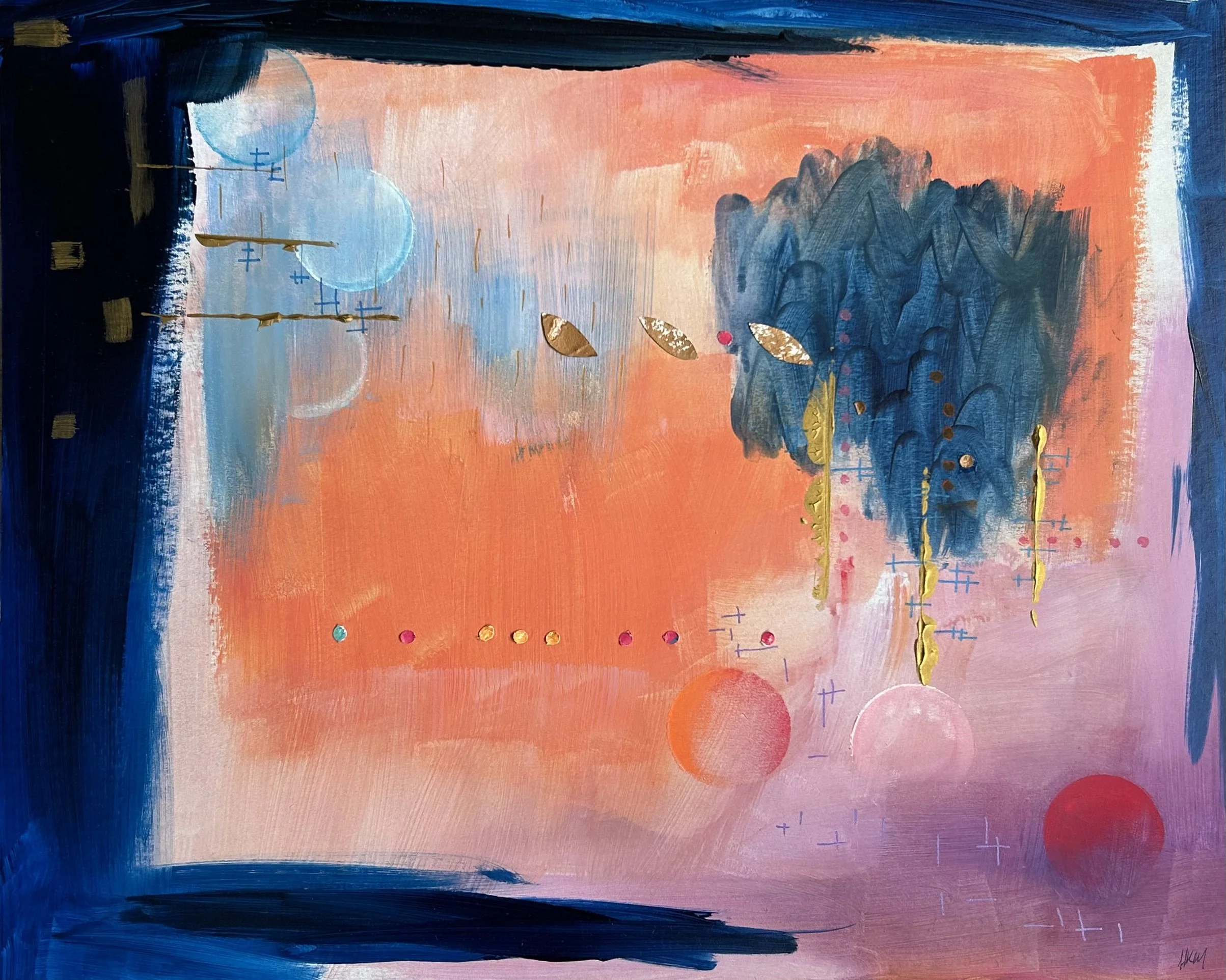 Spring Energy mixed media artwork by Heather Moore.jpeg