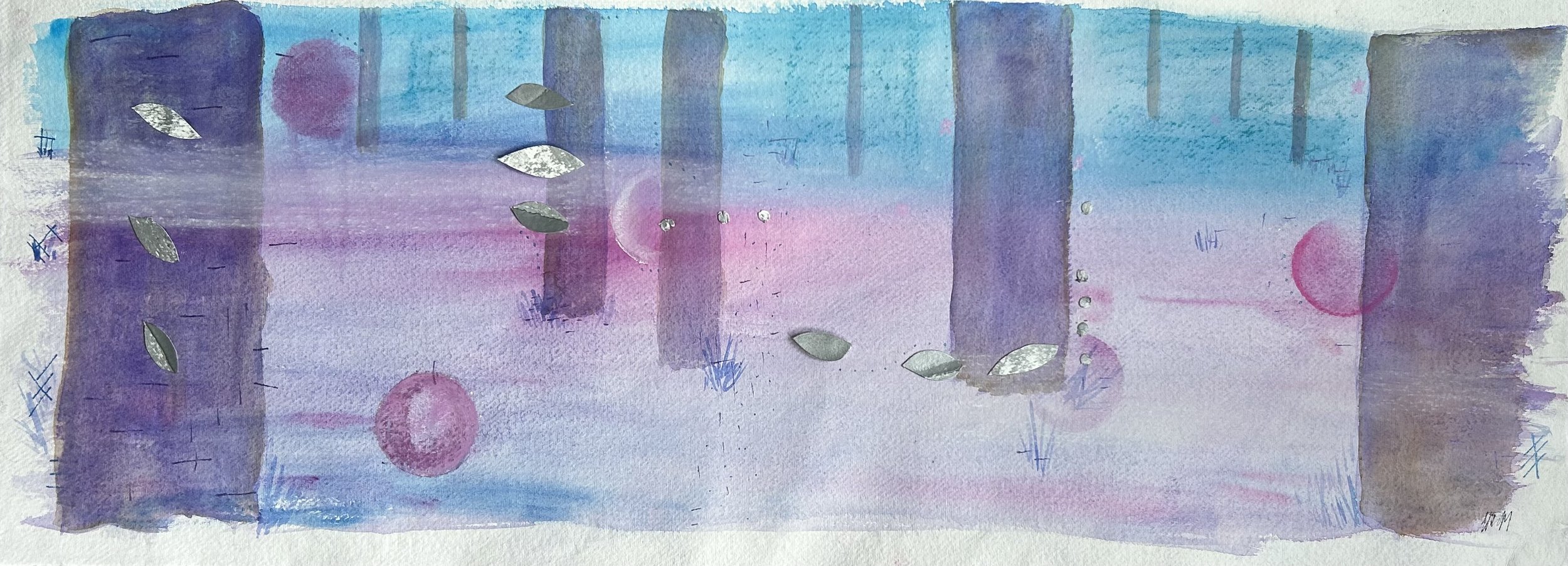 Dusk mixed media artwork by Heather Moore.jpeg