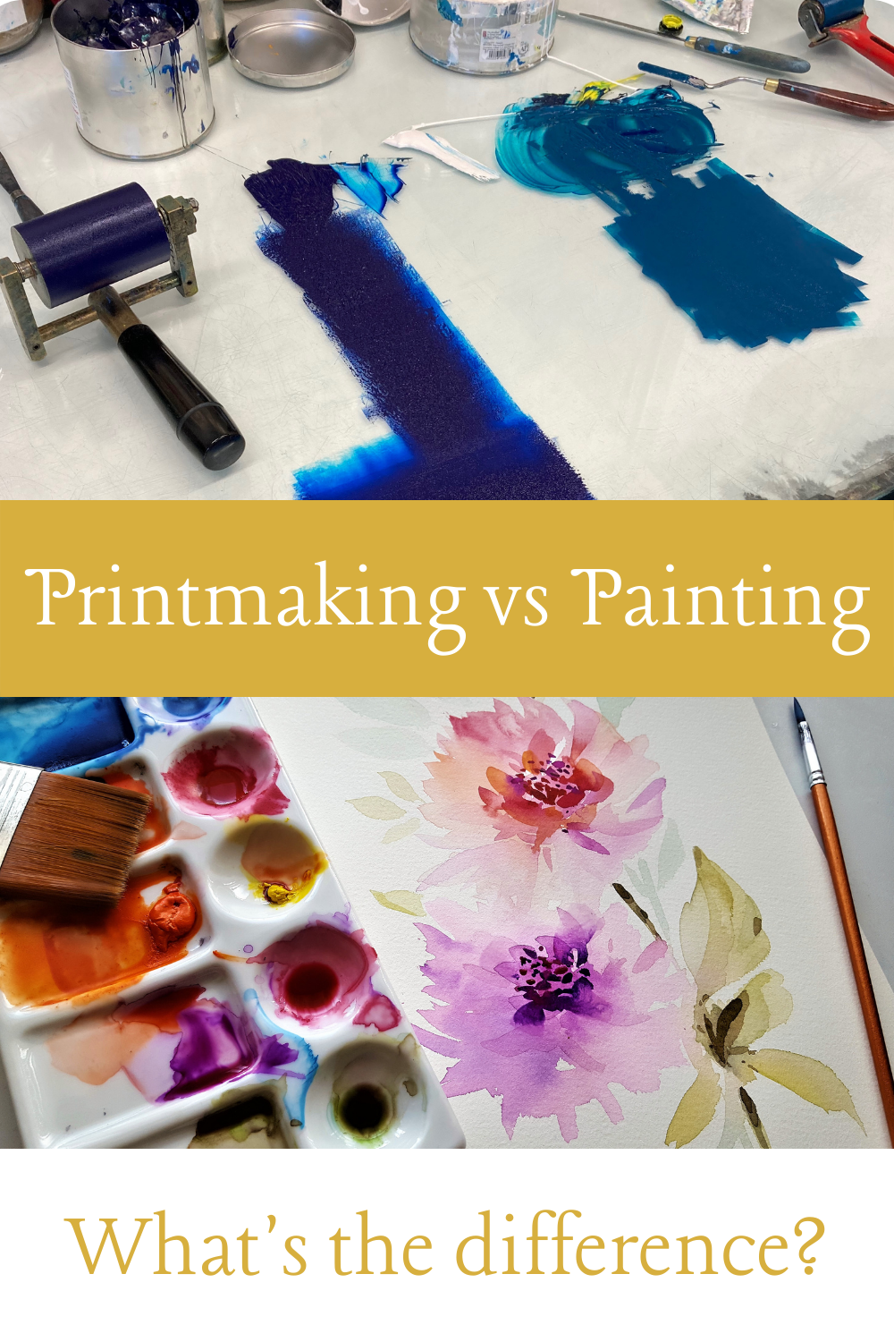 Printmaking V Painting What’s the difference? — The Peacock & The