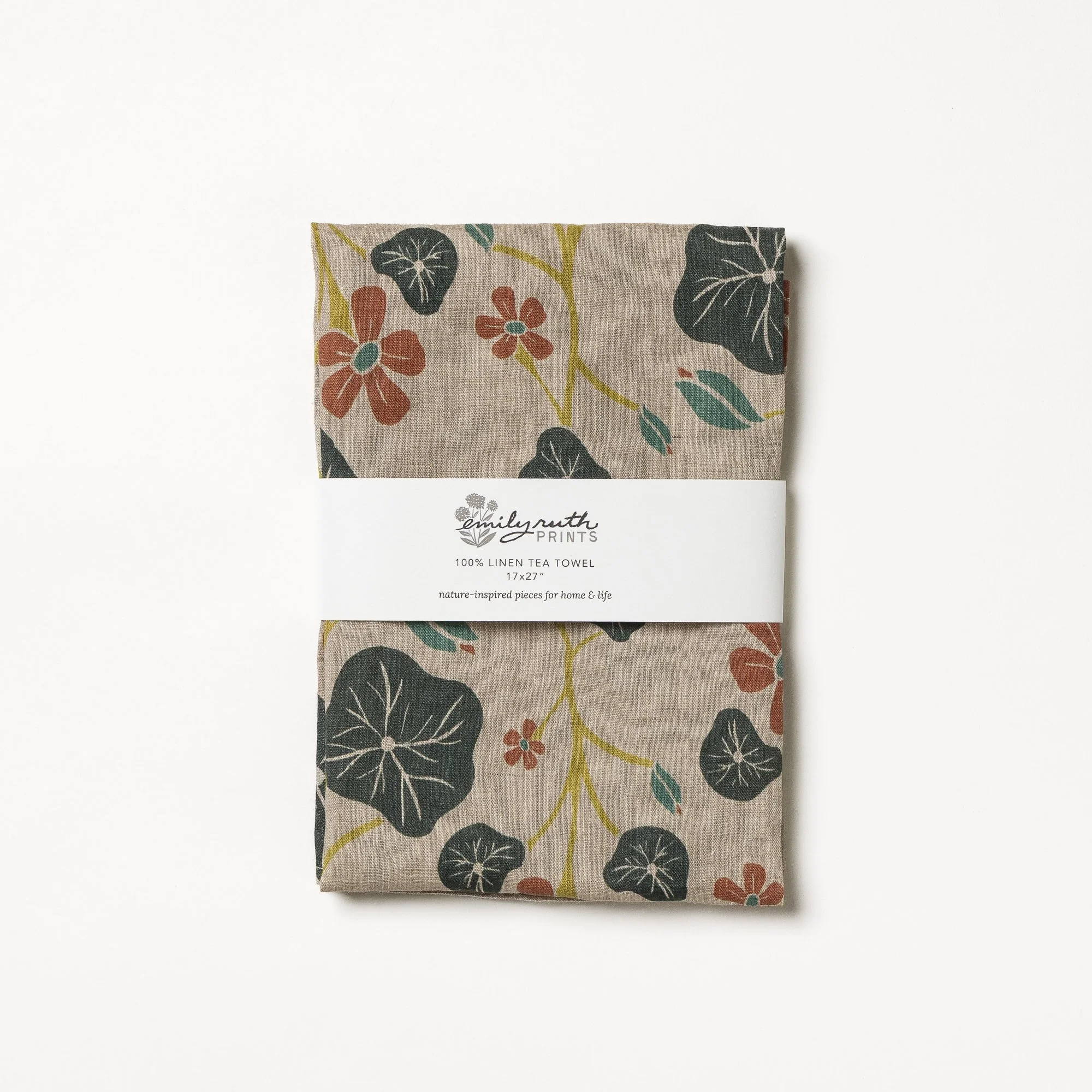 Nasturtium Tea Towel
