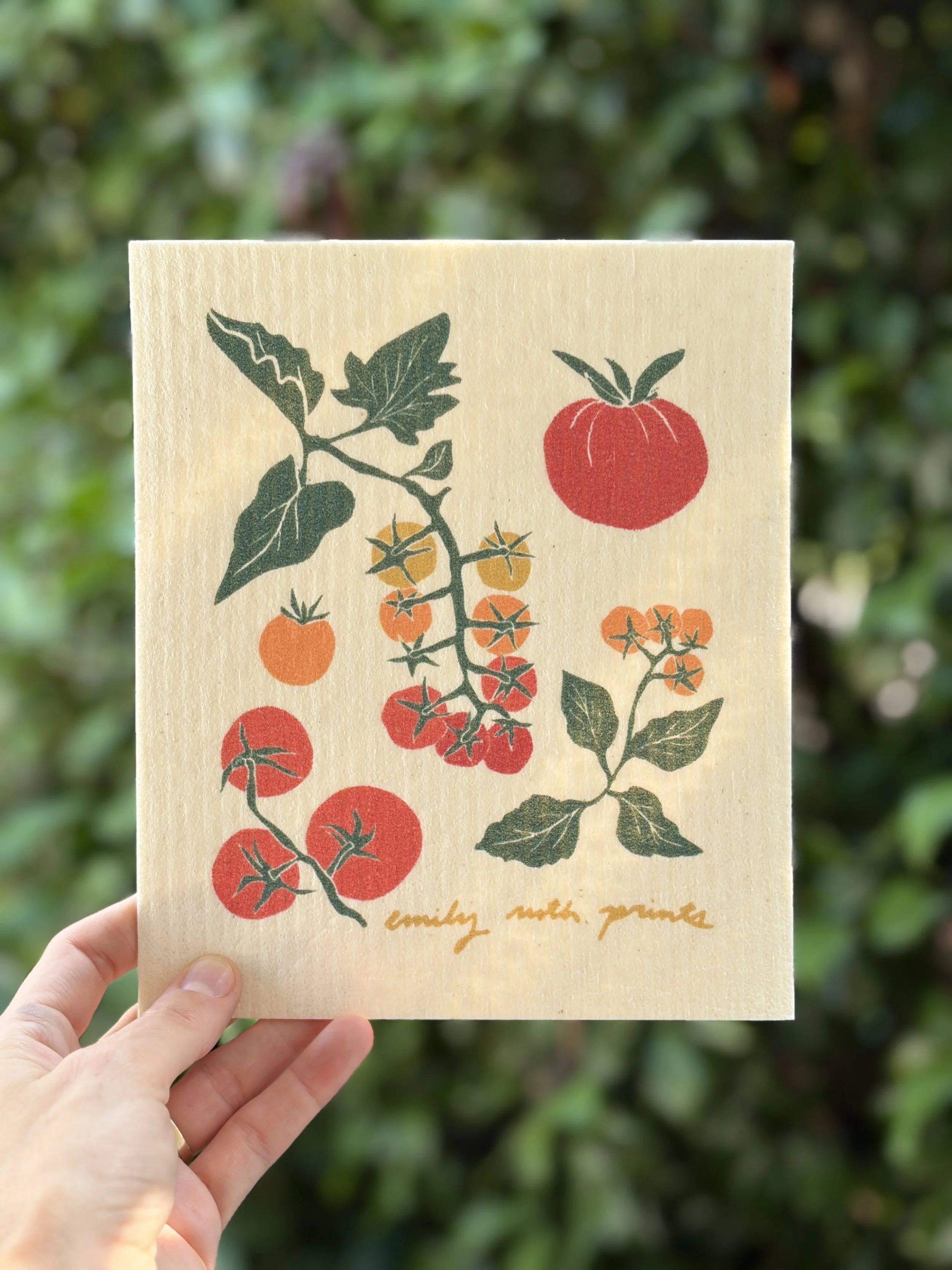 Tomato Swedish Dish Cloth