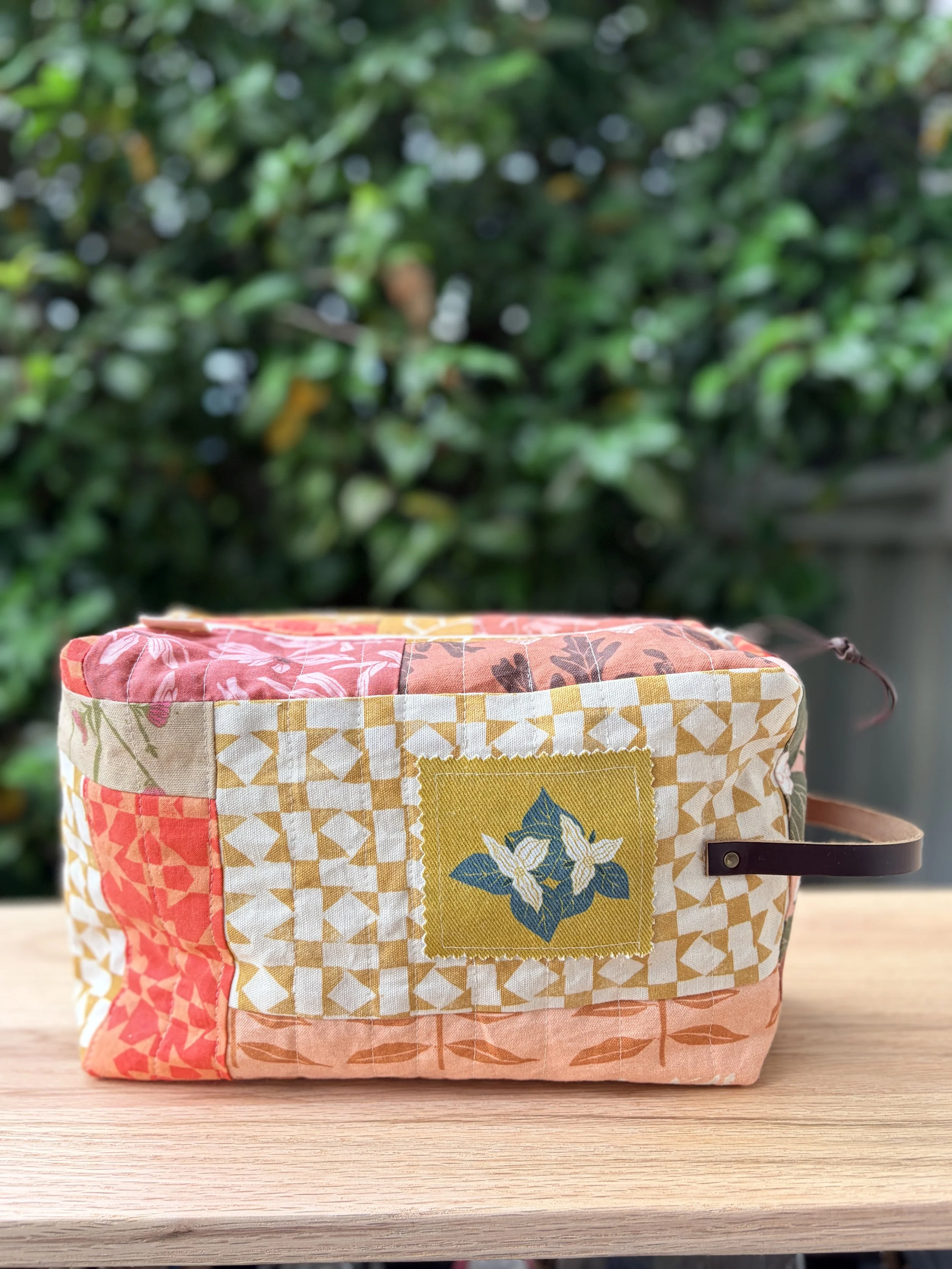 Large Quilted Boxy Pouch IV