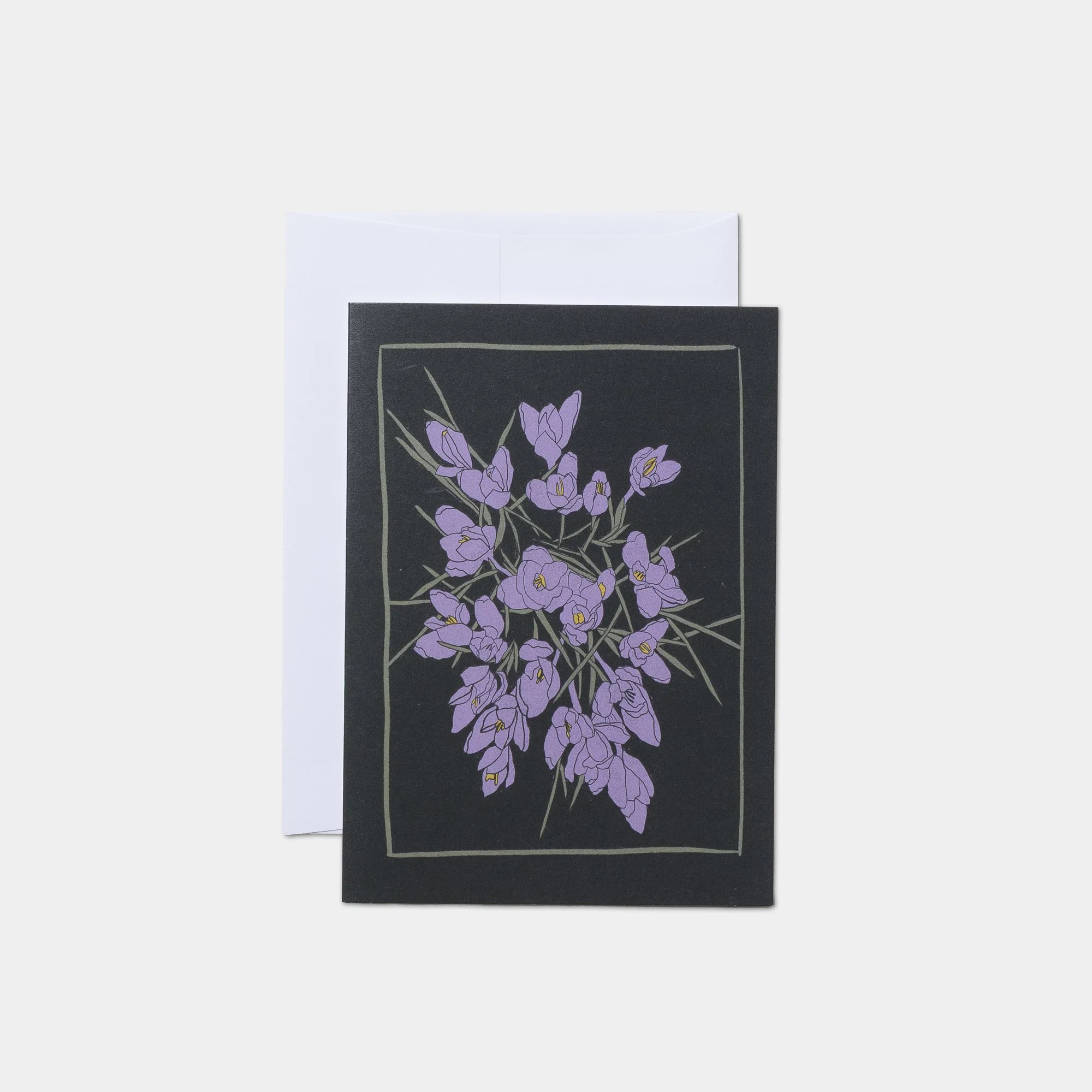 Crocus Blank Notecard