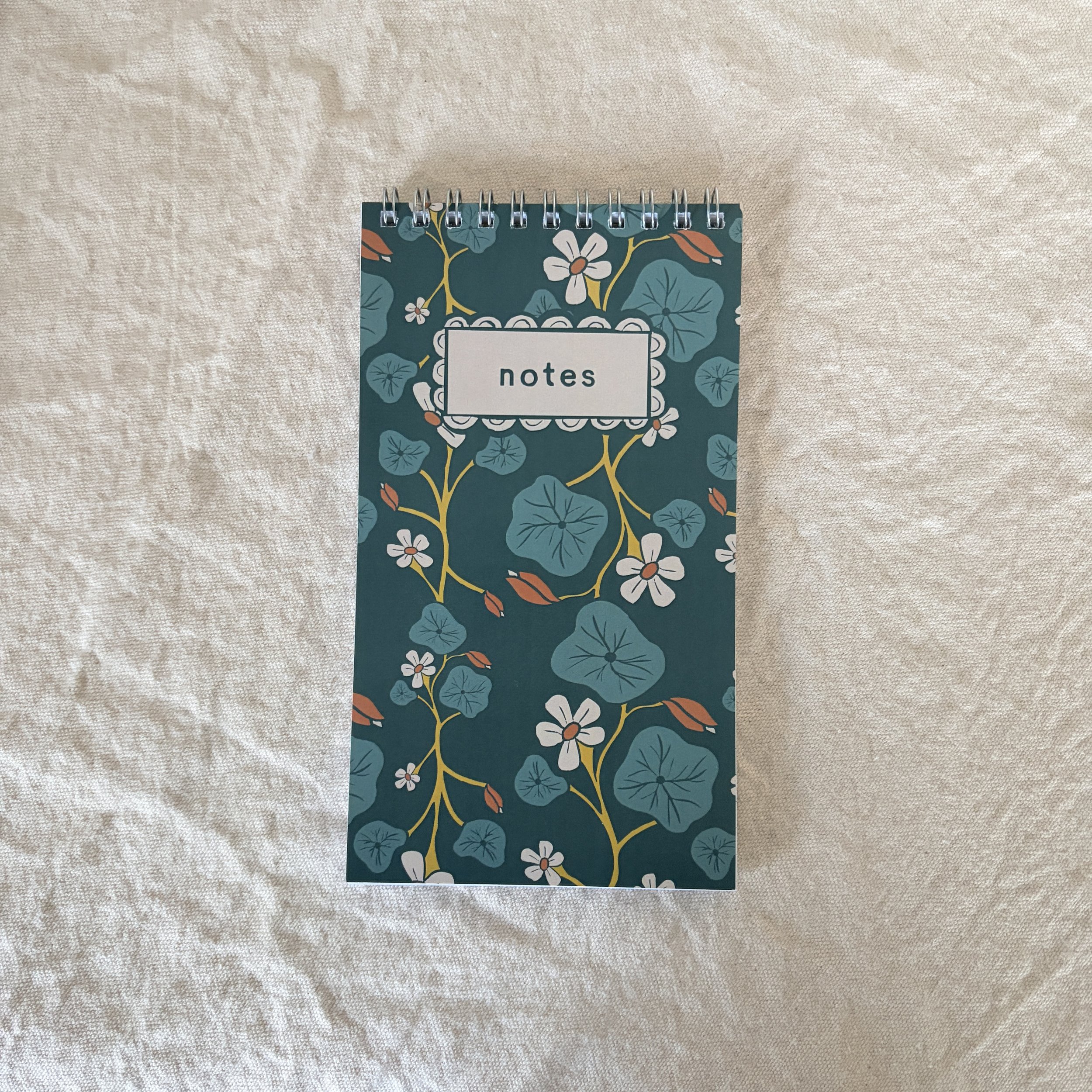 Nasturtium Spiral Notebook