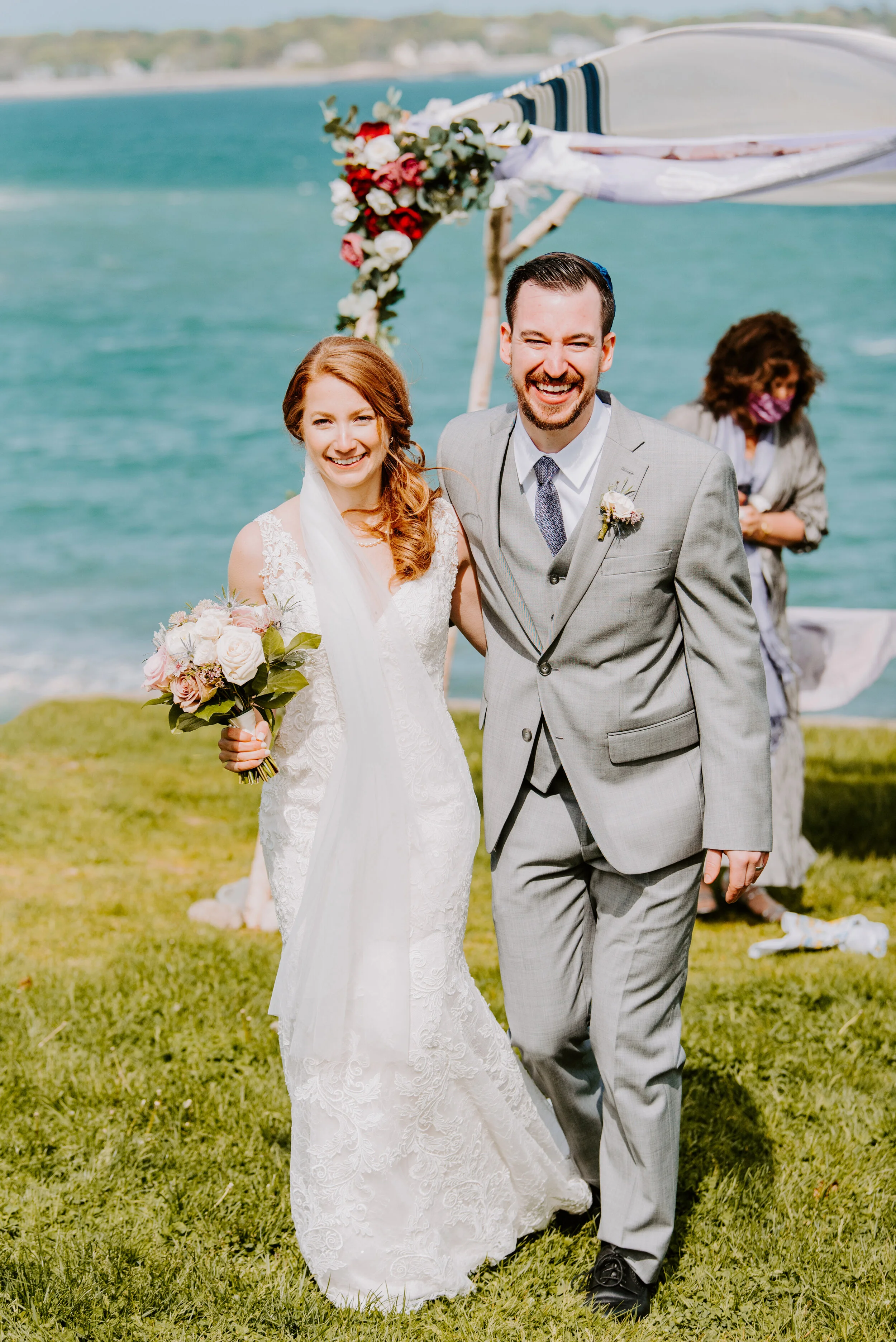 A COVID-19 Intimate Backyard Wedding in Marblehead, MA