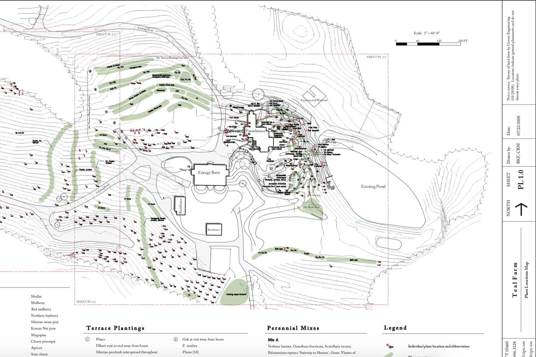 Initial Plantings Map