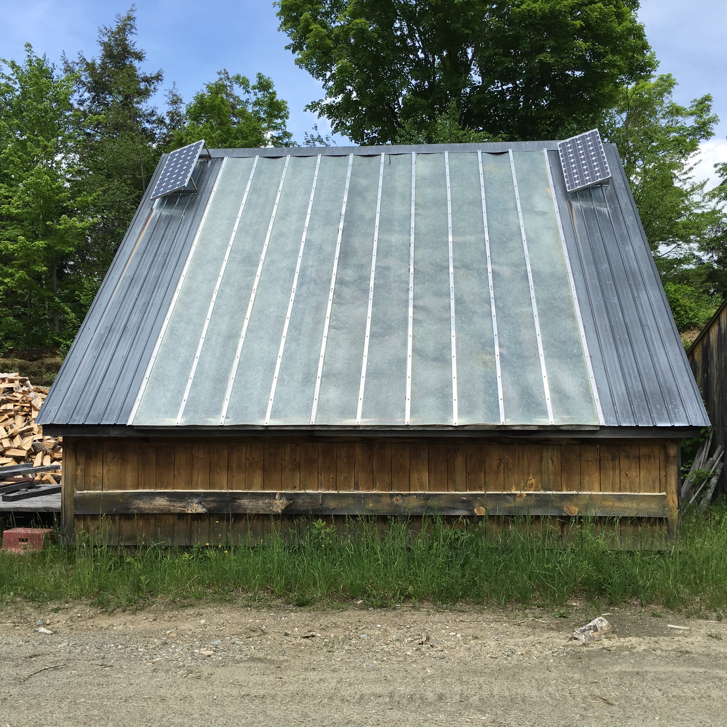 solar wood kiln
