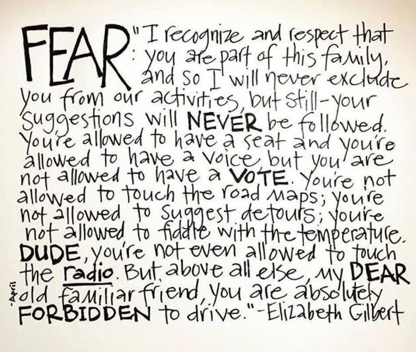 fear, a friendly companion
