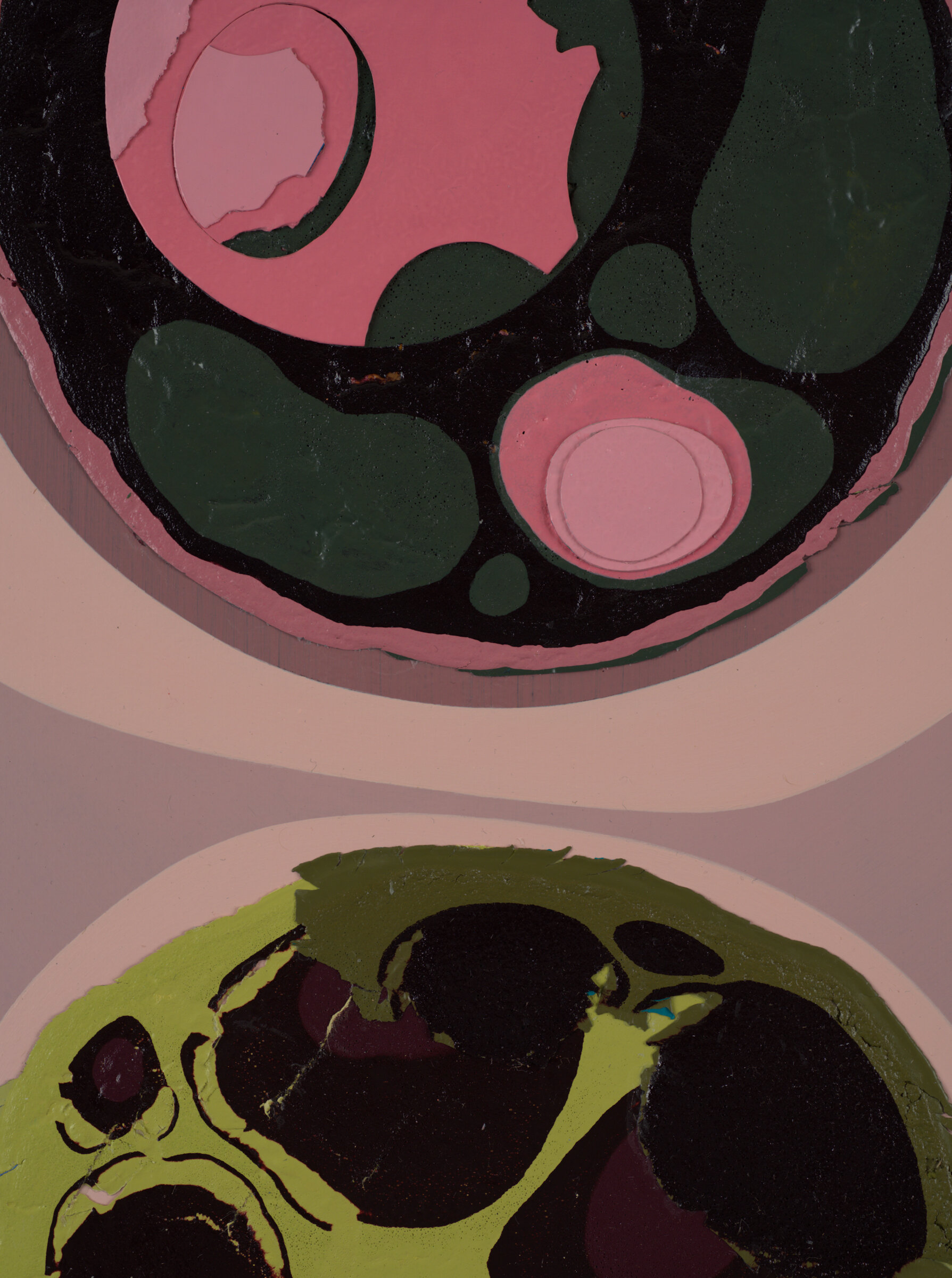Detail of Untitled (frayed cell)