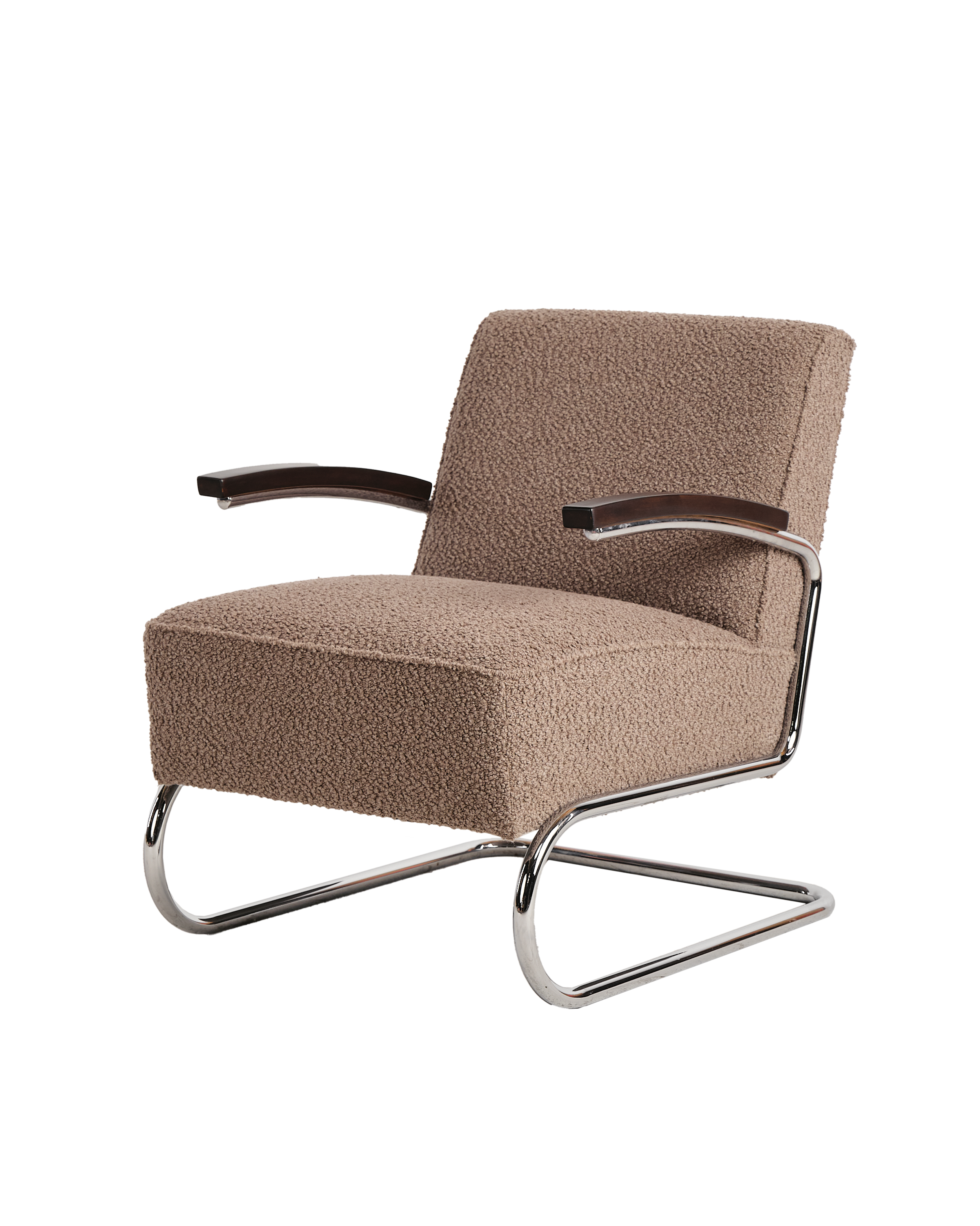 Thonet 411 Freischwinger Lounge Sessel // Cantilever Lounge Chair
