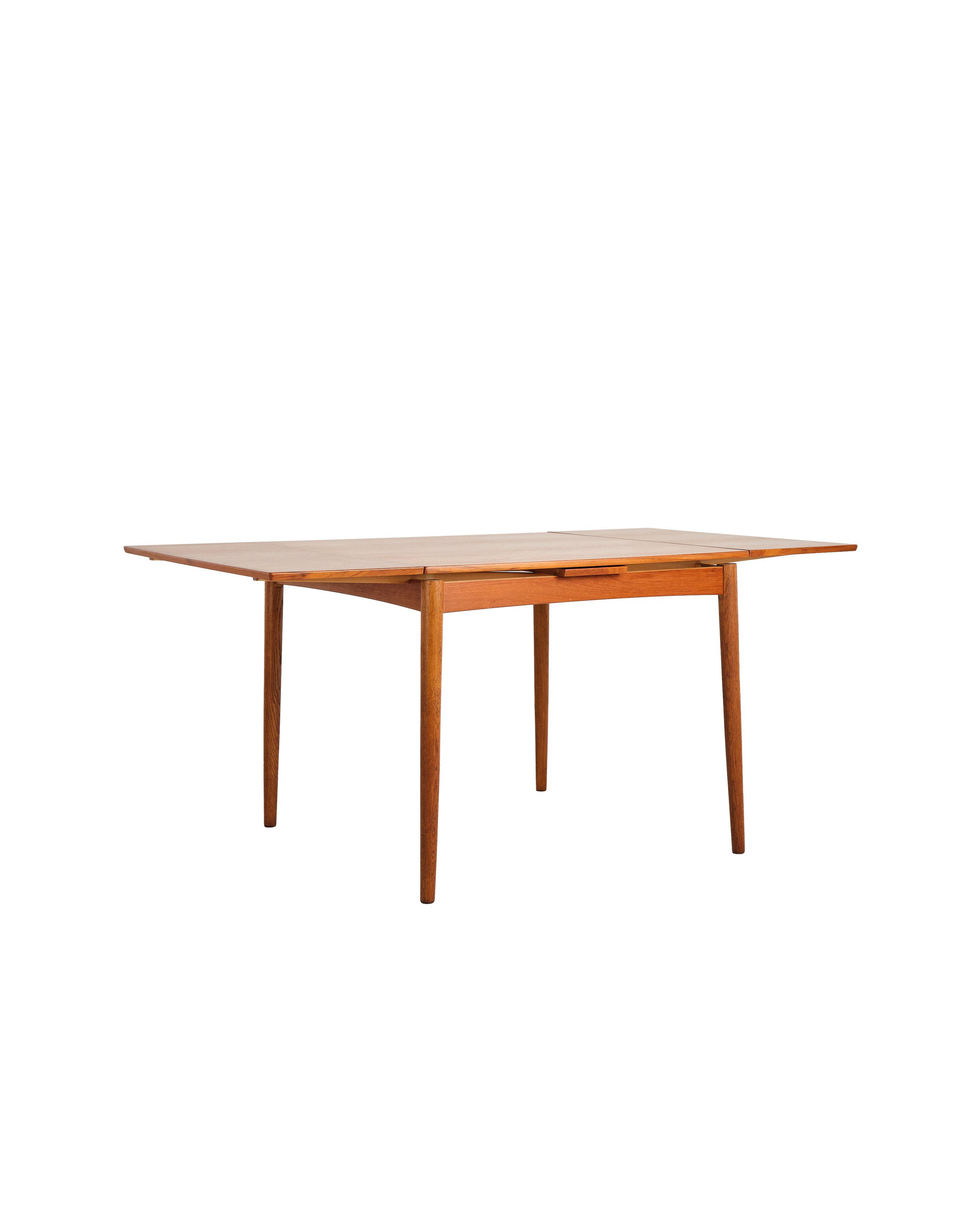 Kleiner ausziehbarer Teak Esstisch //  Small Danish Extendable Dining Table by Poul Hundevad