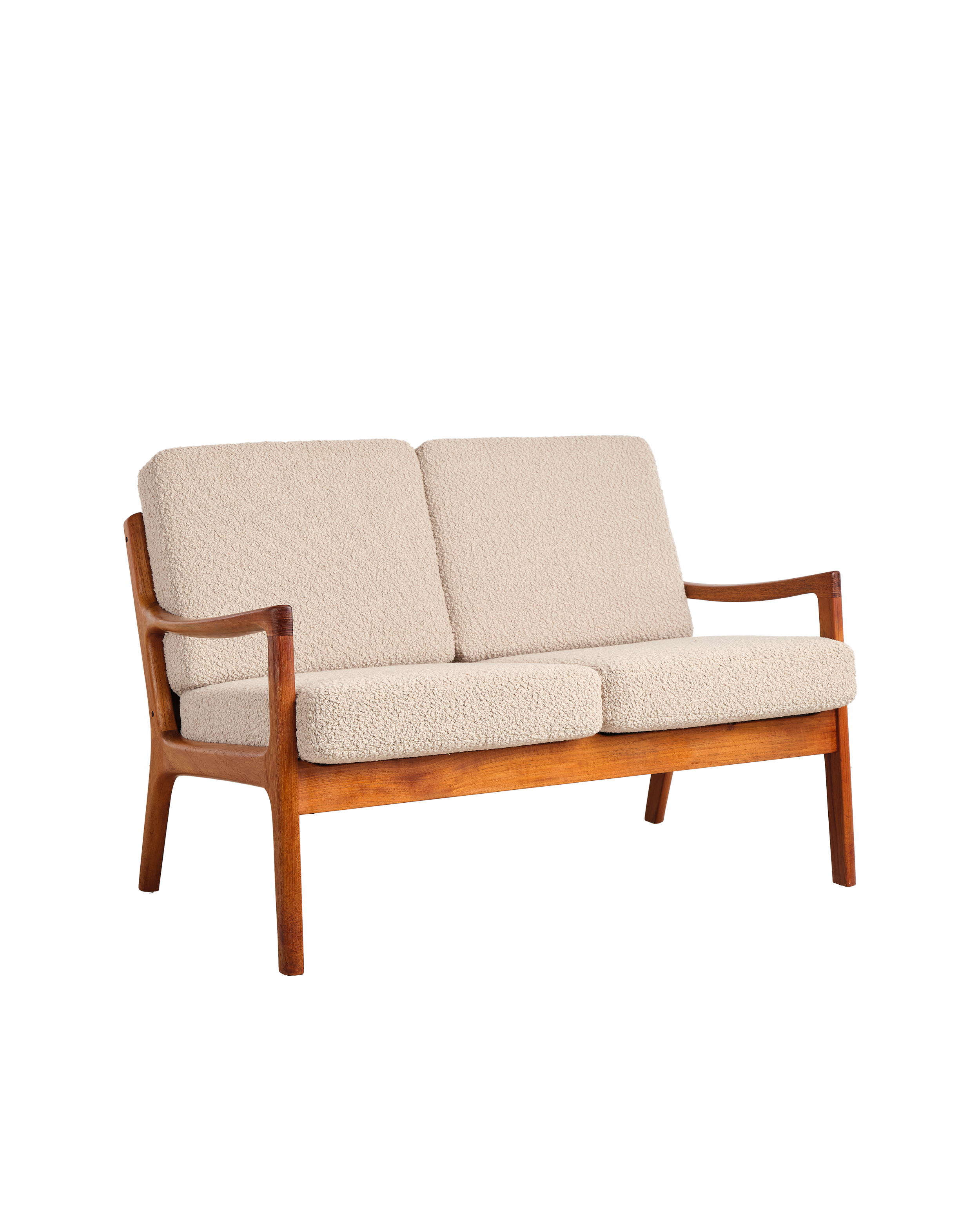 Teak 2-Sitzer-Sofa // Two Seat Sofa by Ole Wanscher for France and Son, Denmark, 1950s