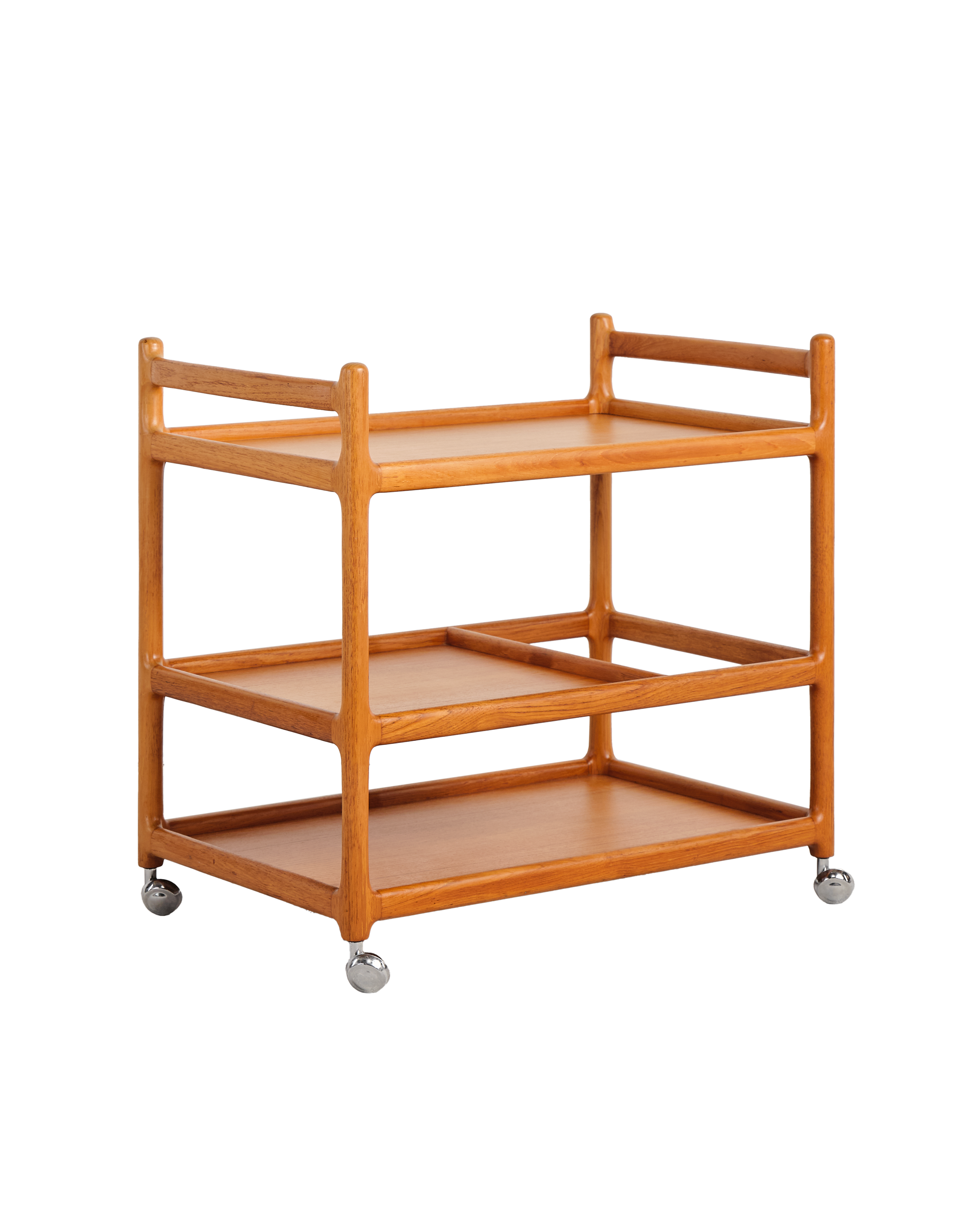 Servierwagen oder Trolley // Teak Bar Cart by Johannes Andersen for Silkeborg