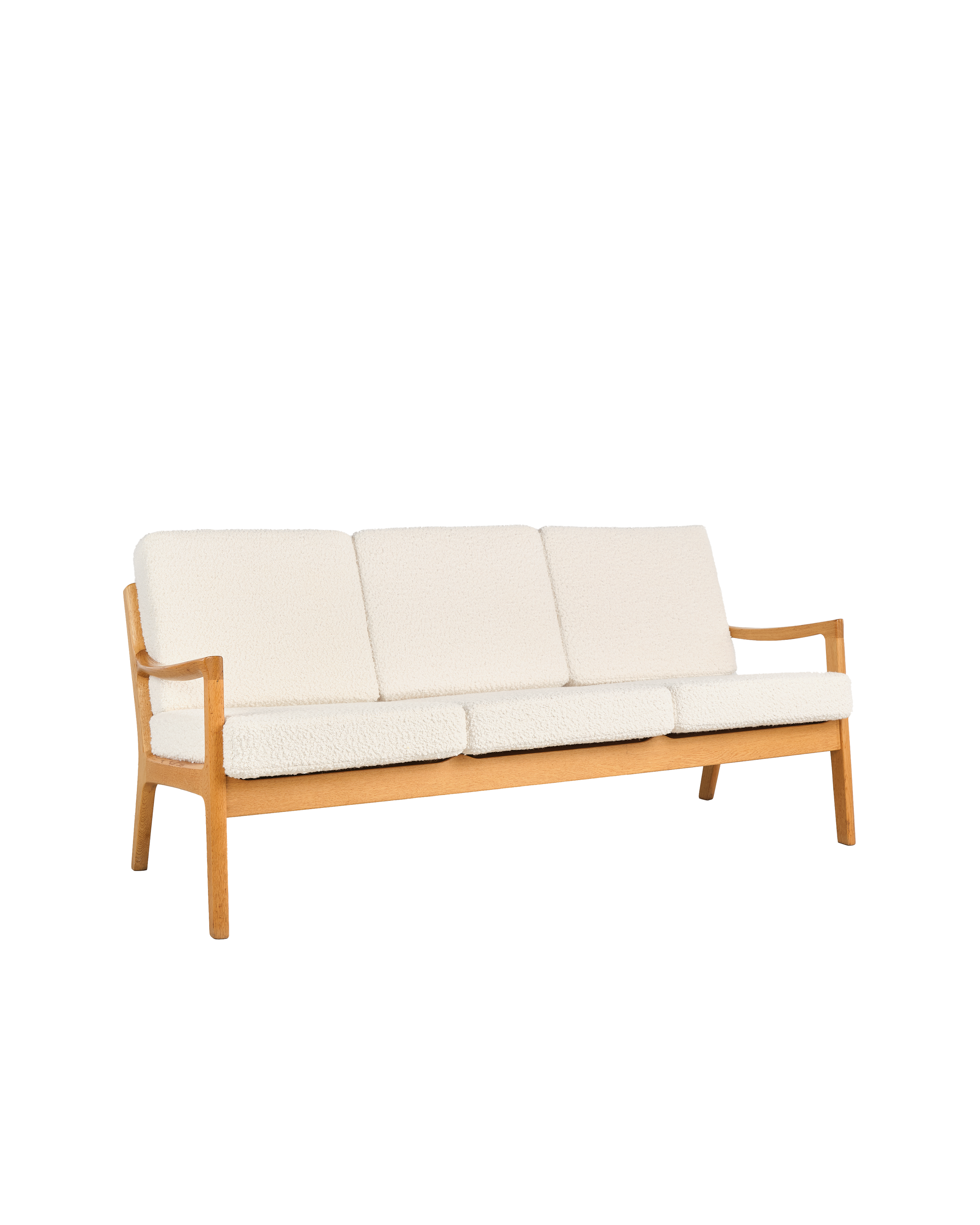 Eiche Sofa // Sofa by Ole Wanscher for France and Son, Oak Wood, Denmark, 1950s