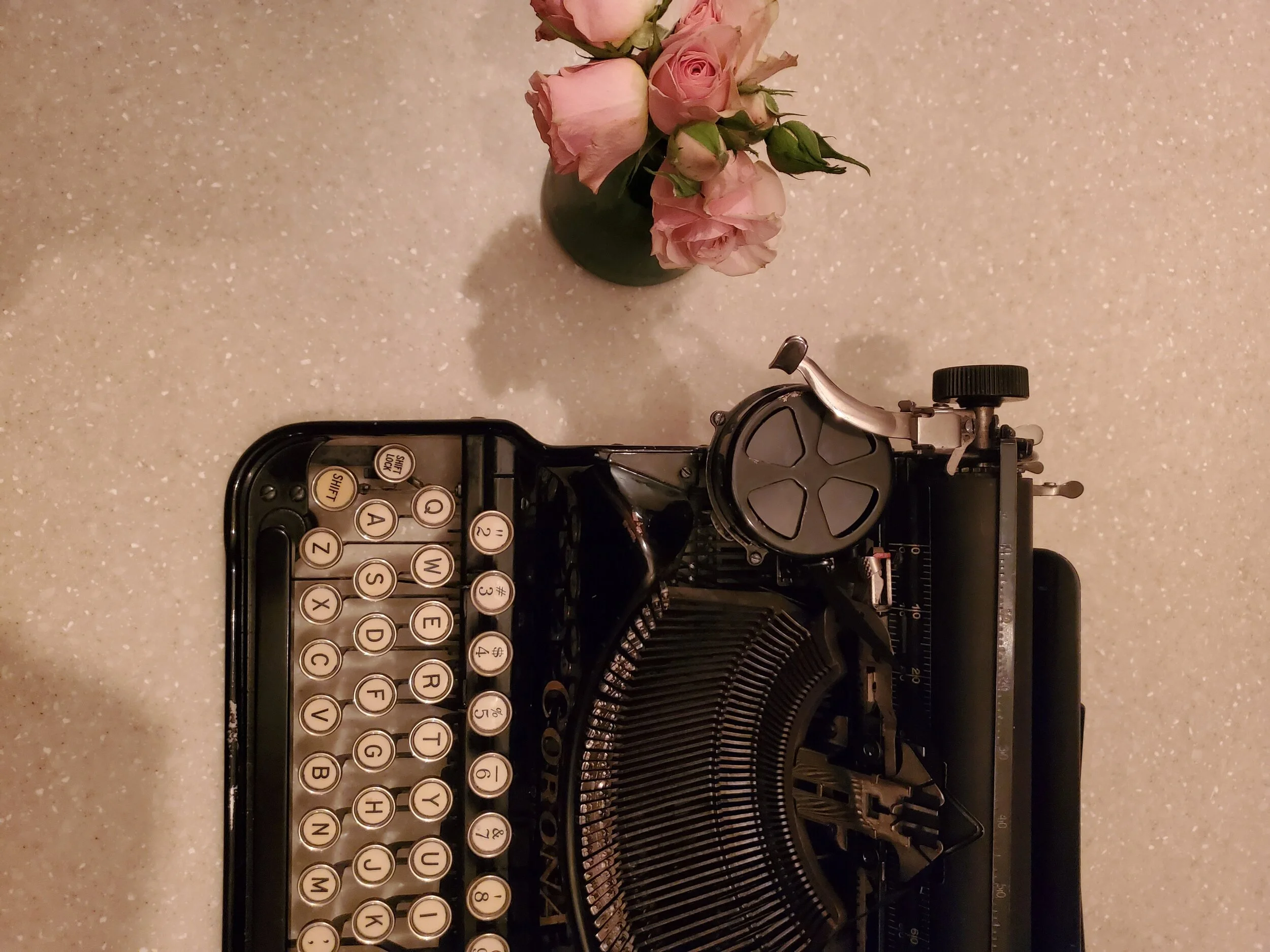 Circa 1928 Corona Four vintage typewrter in stunning