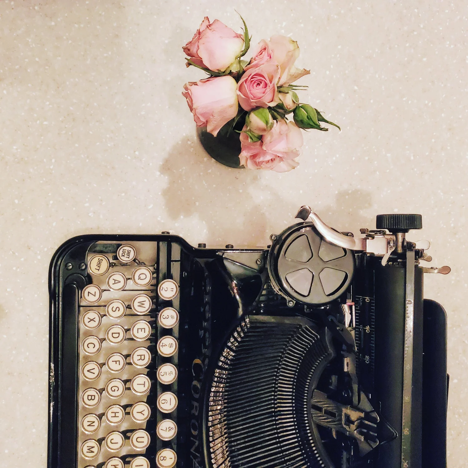 Circa 1928 Corona Four vintage typewrter in stunning condition