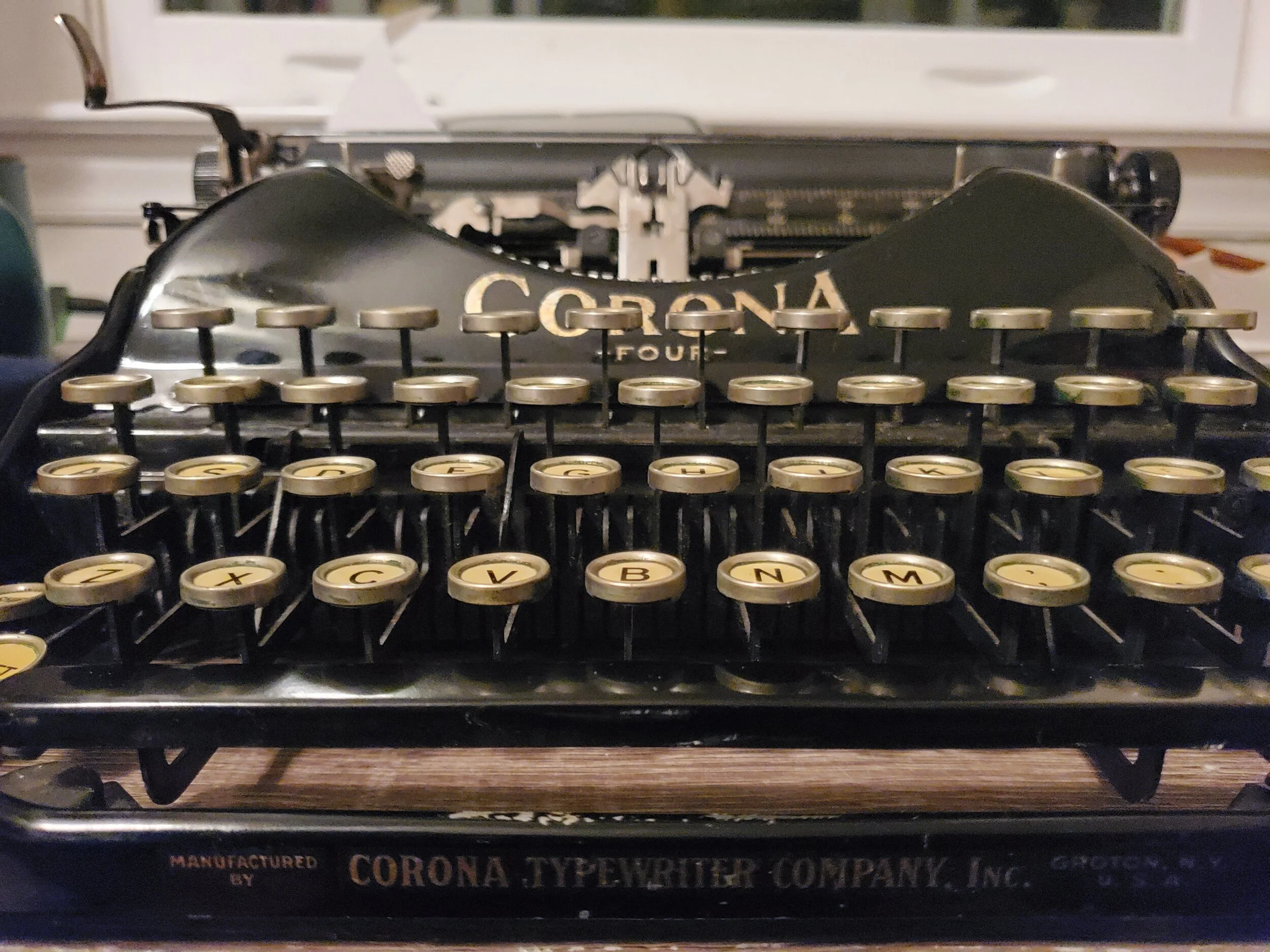 CORONA FOUR タイプライター 黒 Corona No. 4 Typewriter | National Museum of American History
