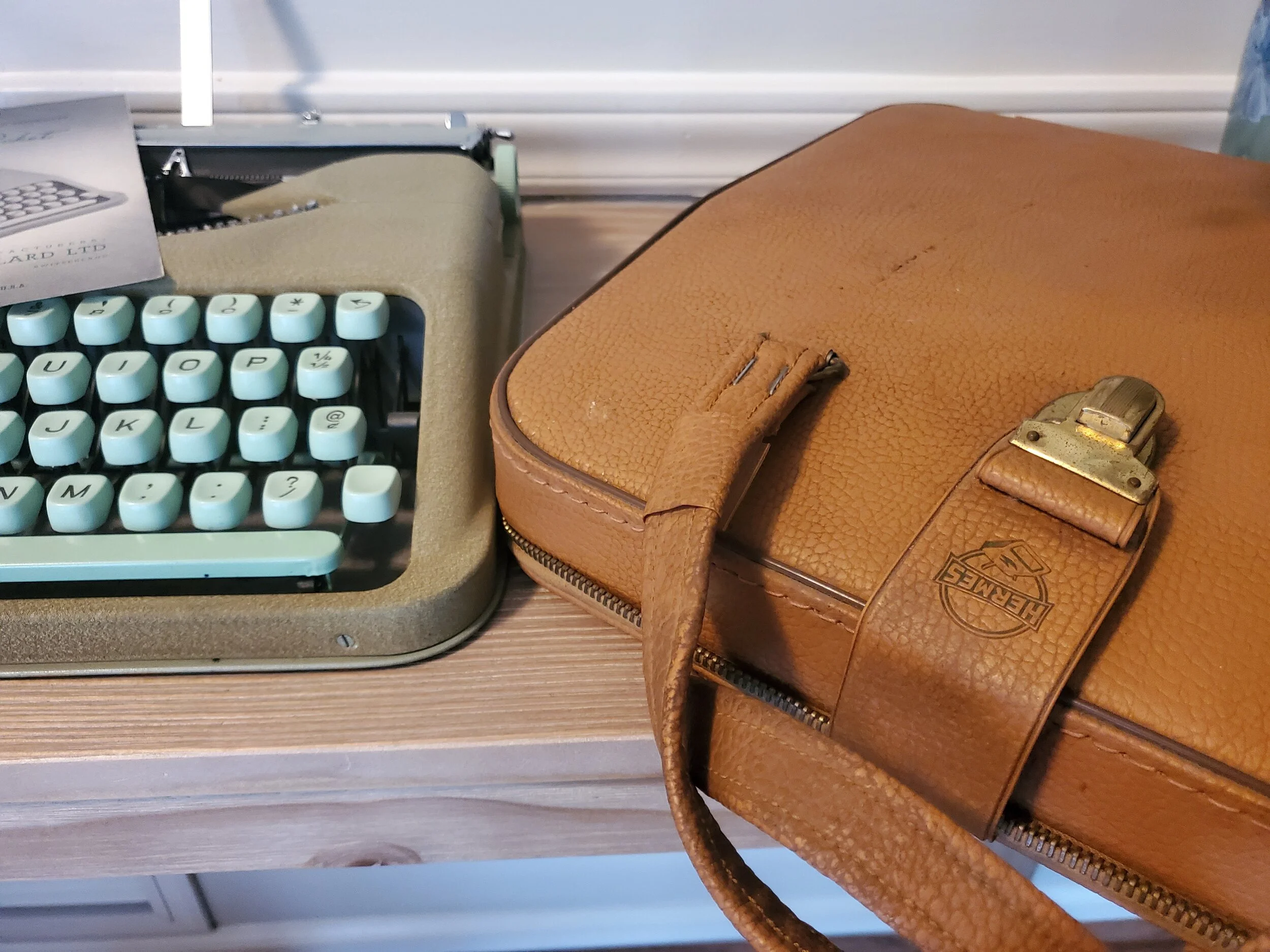 1956 Hermes Baby Typewriter with Case - Classic Quality