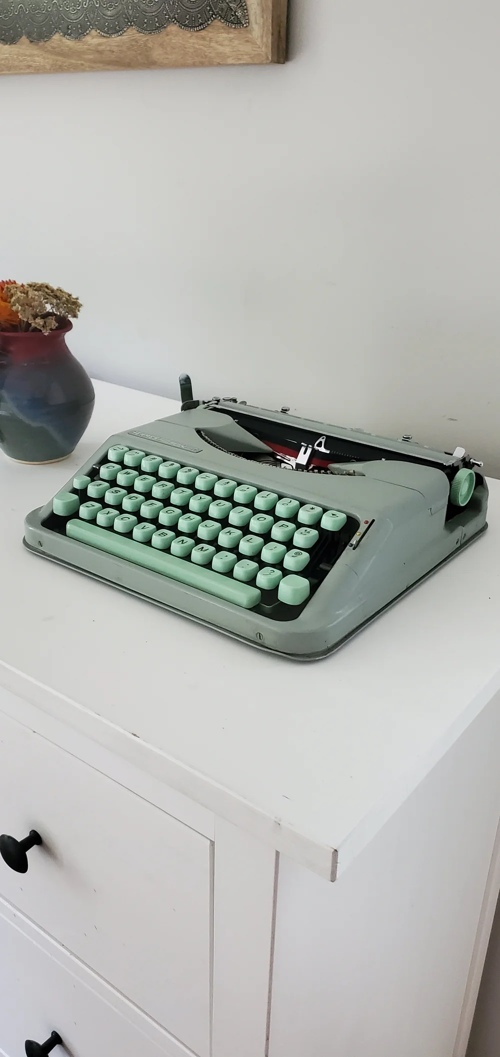 Hermes Baby / Rocket 1960's Vintage Manual Typewriter with Case