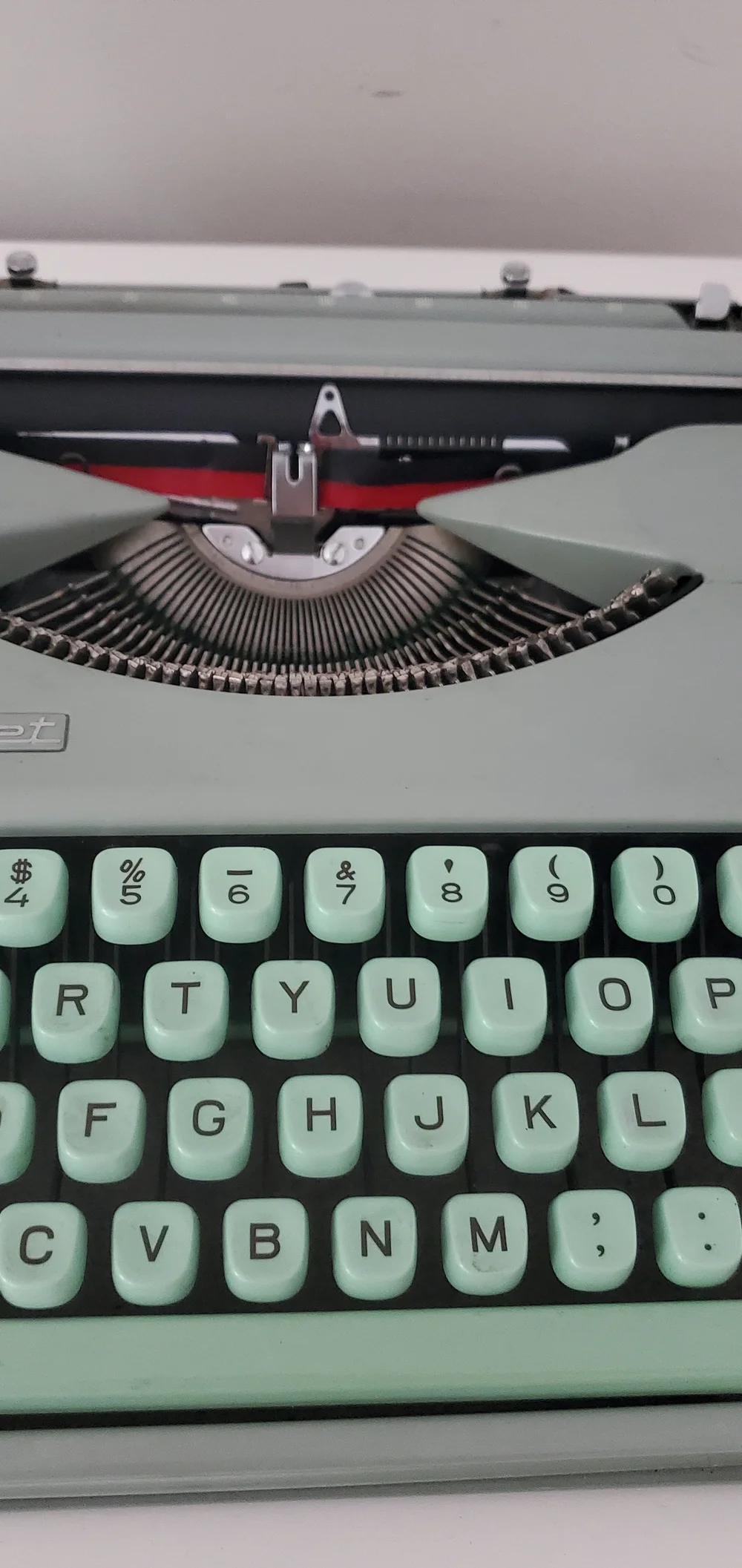 Hermes Baby / Rocket 1960's Vintage Manual Typewriter with Case
