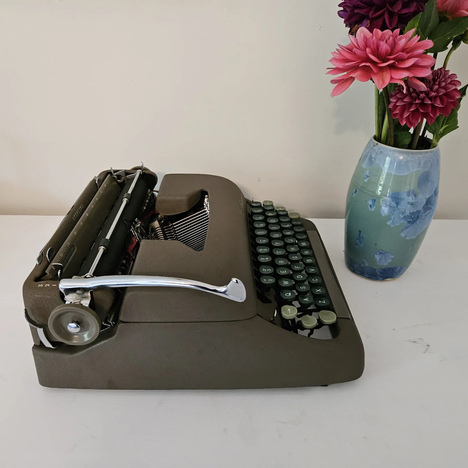 Neutral Colored 50's Smith Corona Silent, Sterling, Silent Super