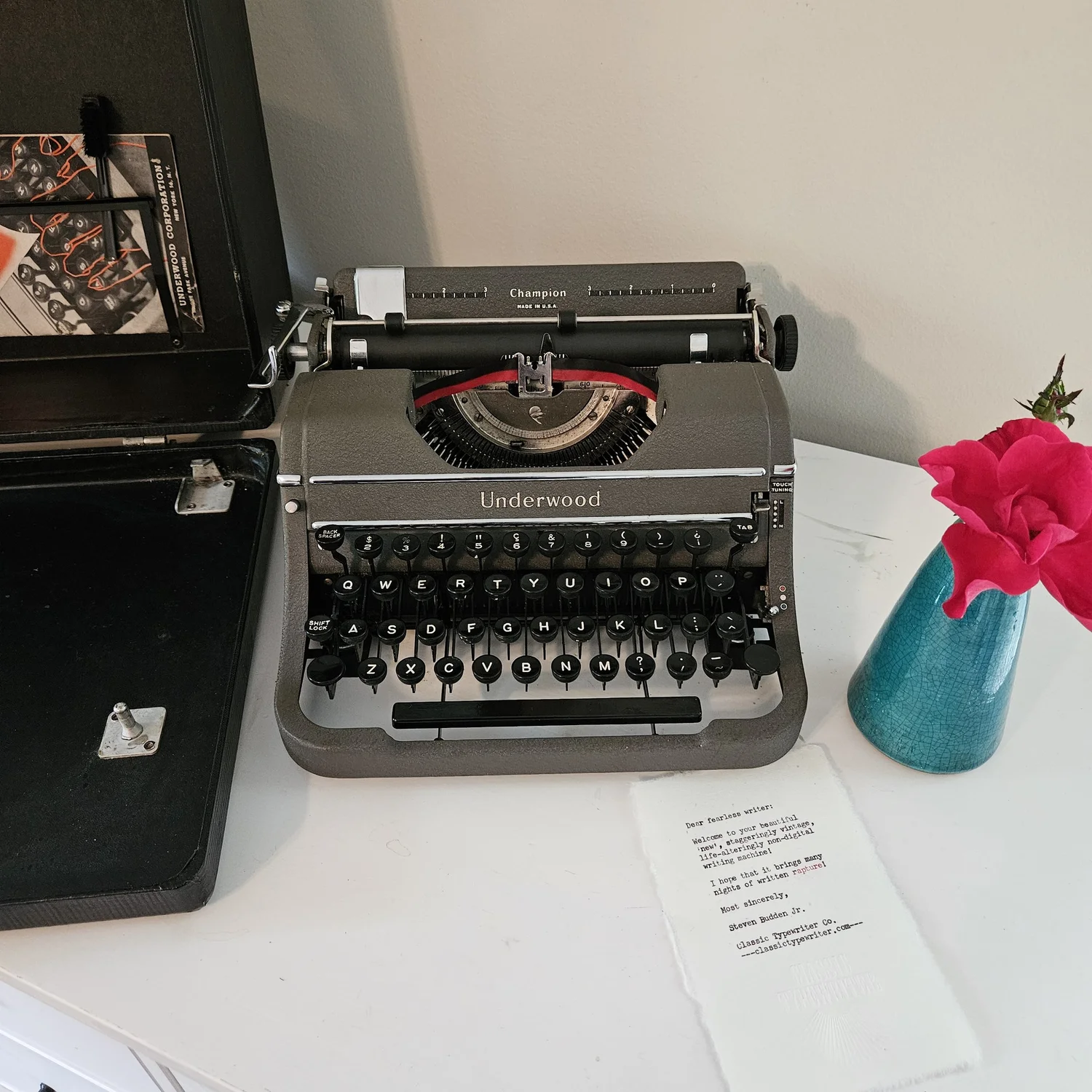 Circa 1948 Underwood Champion / Universal Working Vintage