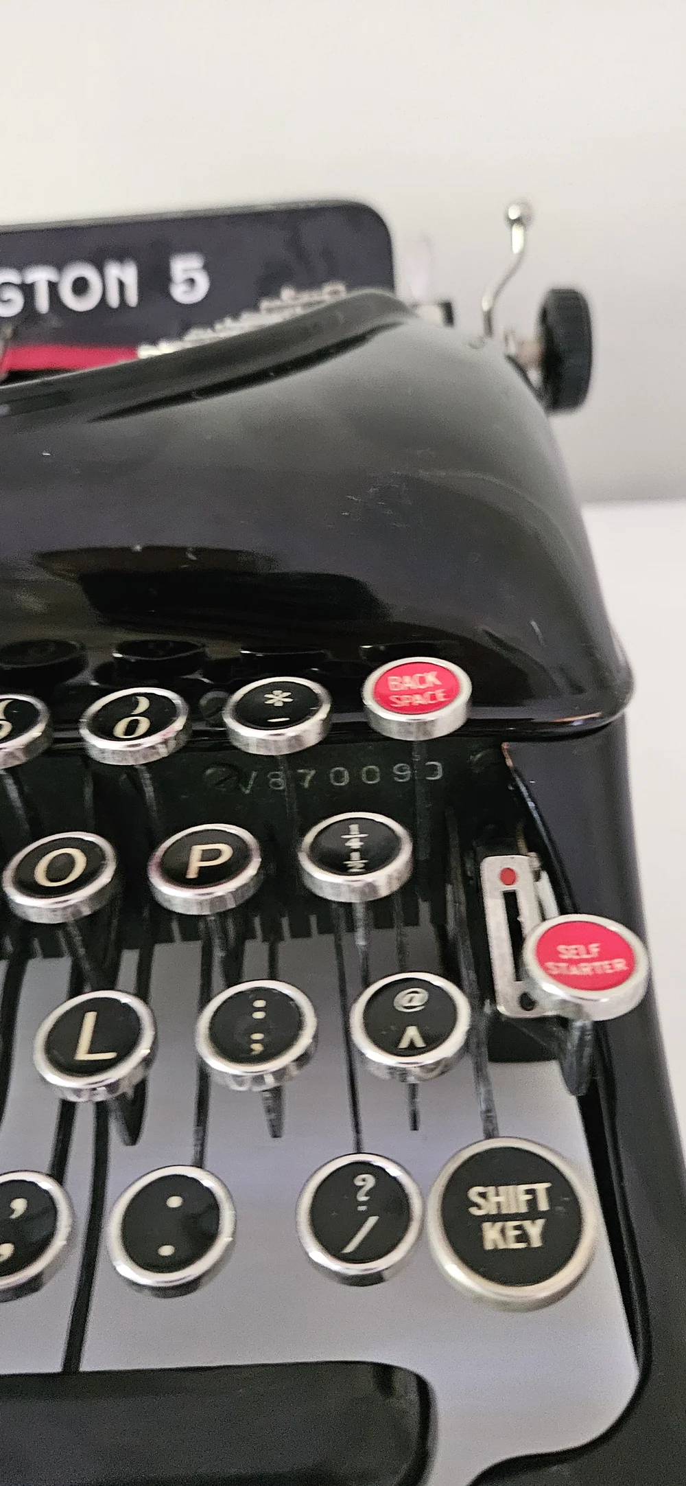 ヴィンテージ Remington社製 タイプライター ヴィンテージ 1940年代 レミントンランド タイプライター 軍用