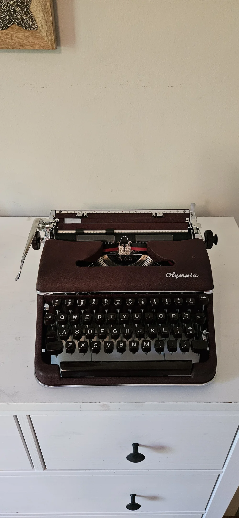 Olympia SM3タイプライター 1950年代 ケース付き　グレー Olympia SM3タイプライター 1950年代 ケース付き グレー Olympia