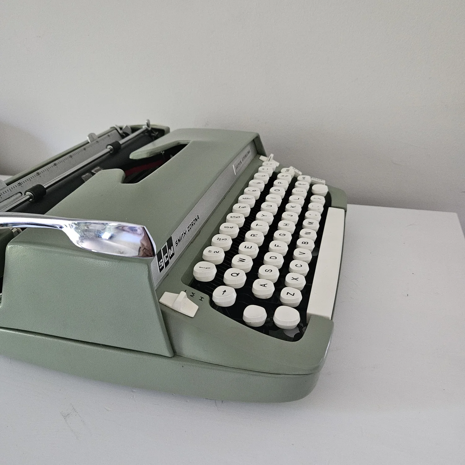 Shop Smith Corona Super Sterling Typewriter with Guarantee