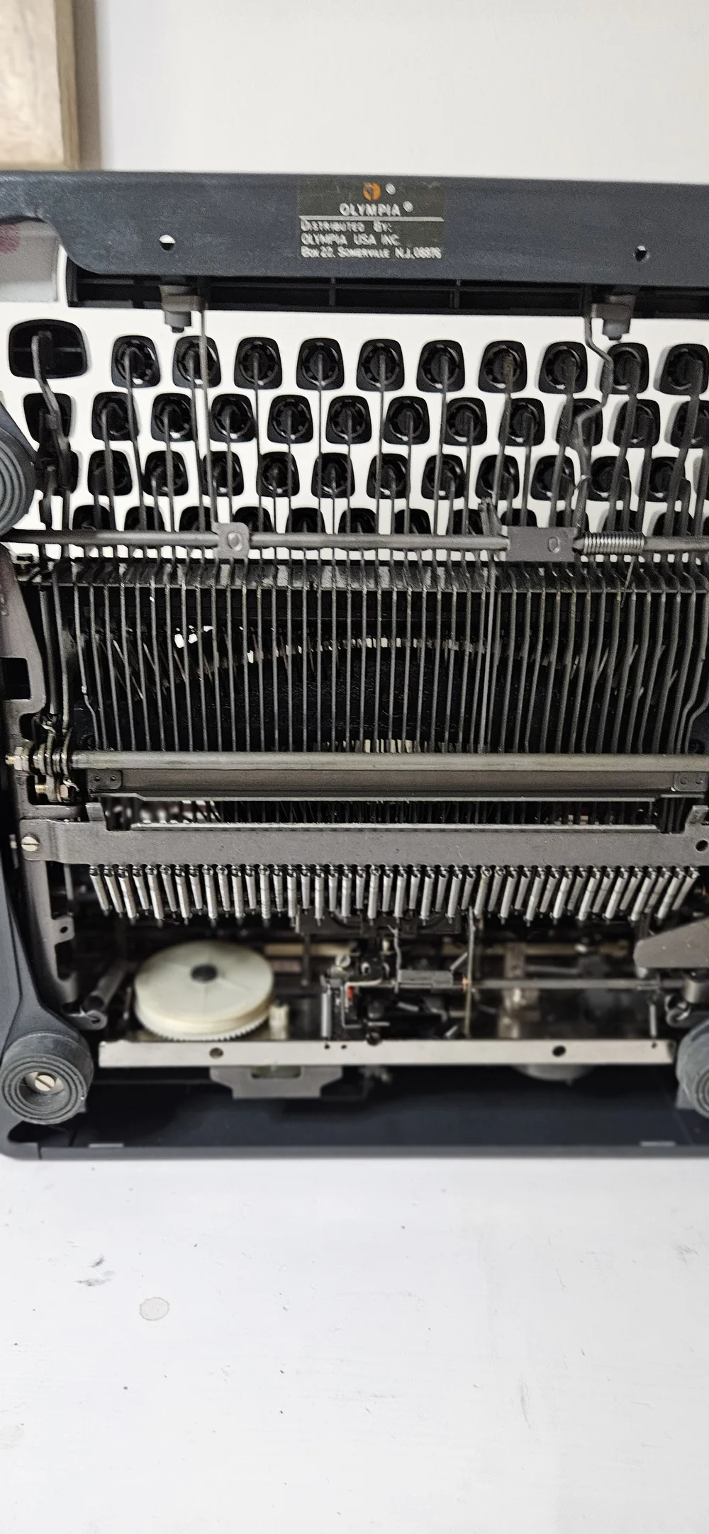 Circa 1970 Olympia SM9 Vintage Typewriter with Case — Classic