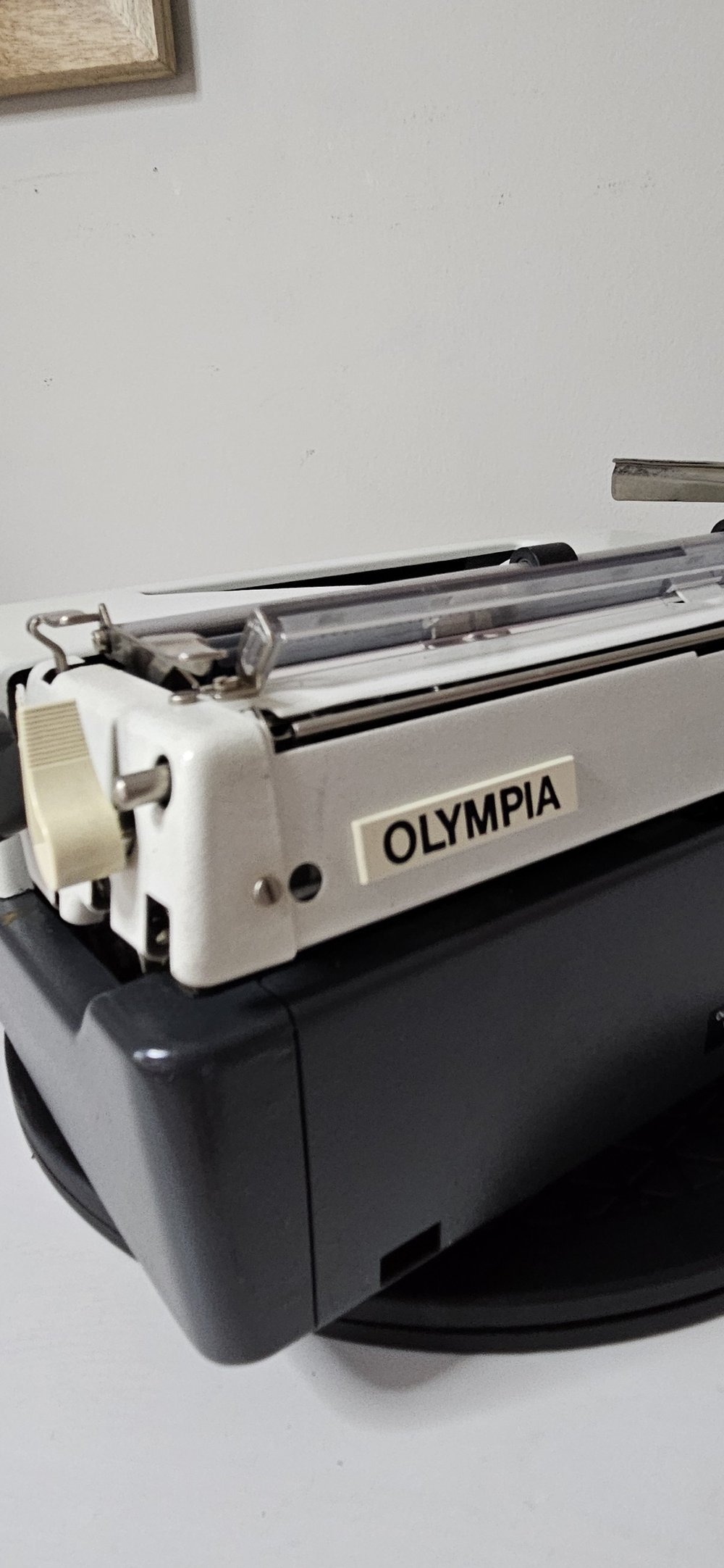 Circa 1970 Olympia SM9 Vintage Typewriter with Case — Classic