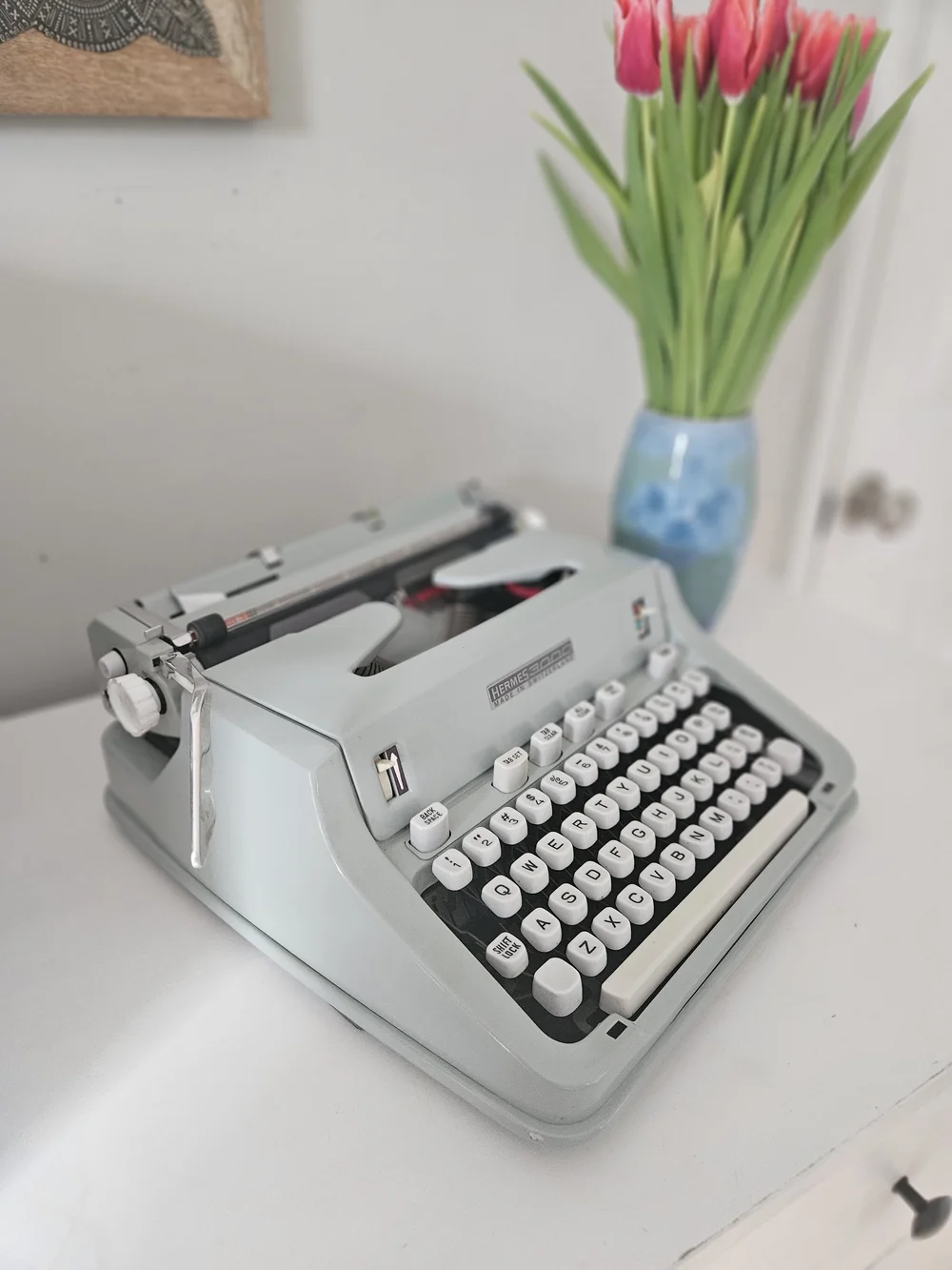 Shop the Restored 1967 Hermes 3000 Typewriter with Case
