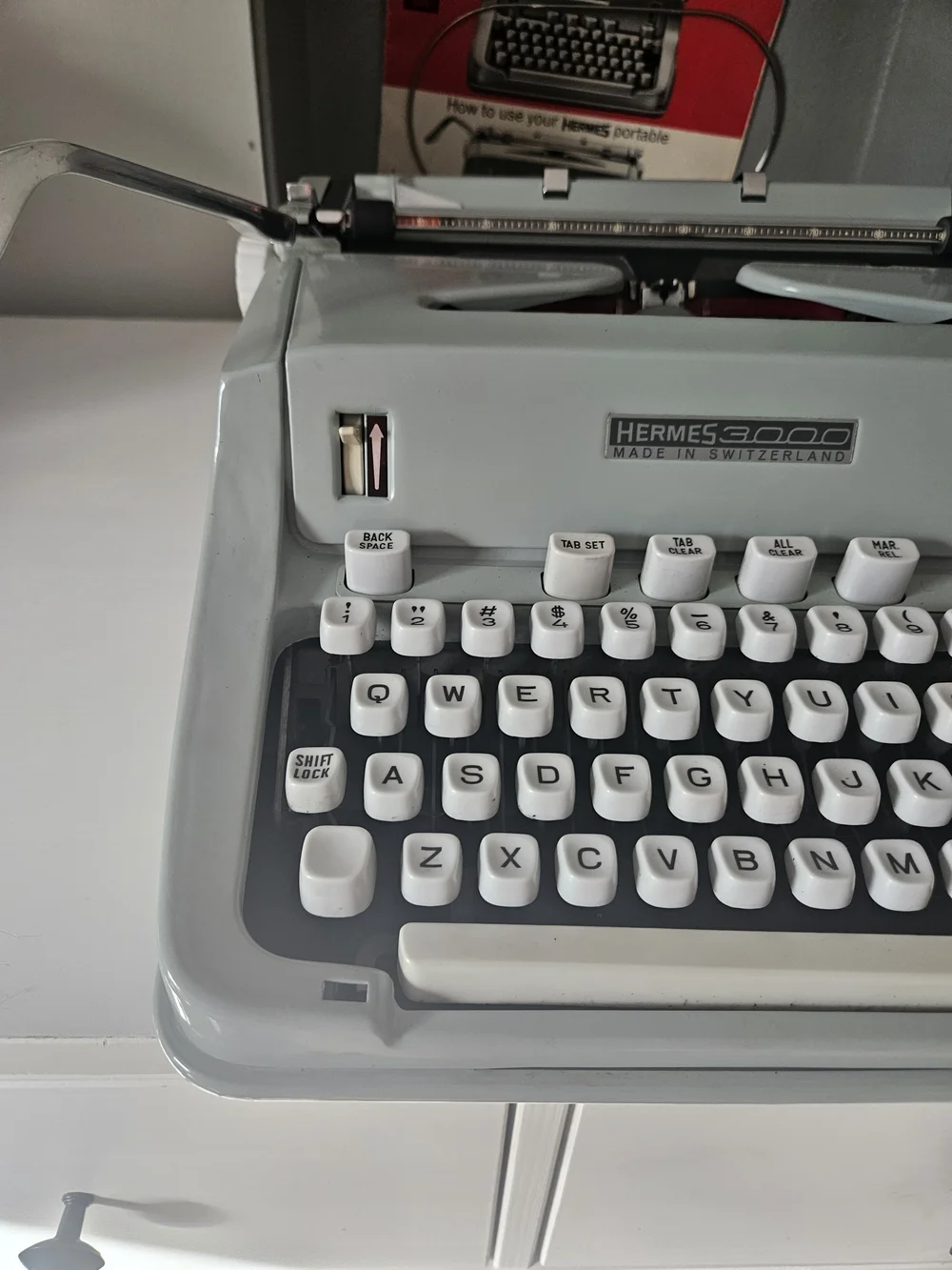 完動品 HERMES 3000 エルメスタイプライター フランス語も打てます