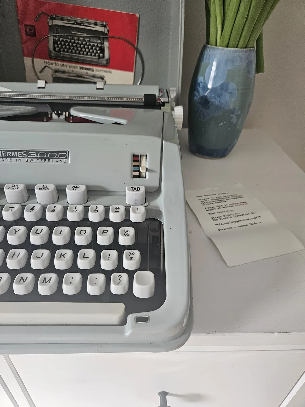 Stunning Circa 1967 Hermes 3000 with Case — Classic Typewriter Co.