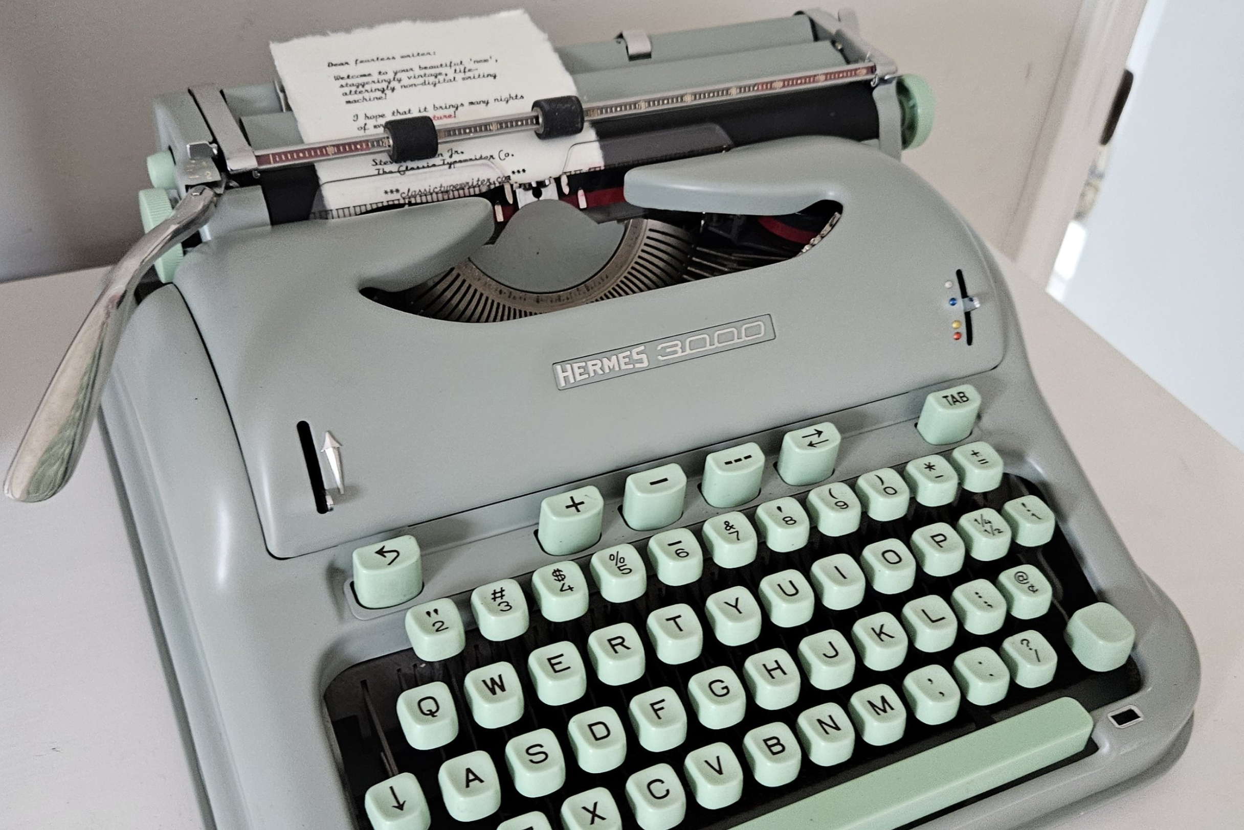 History of the Hermes Typewriter