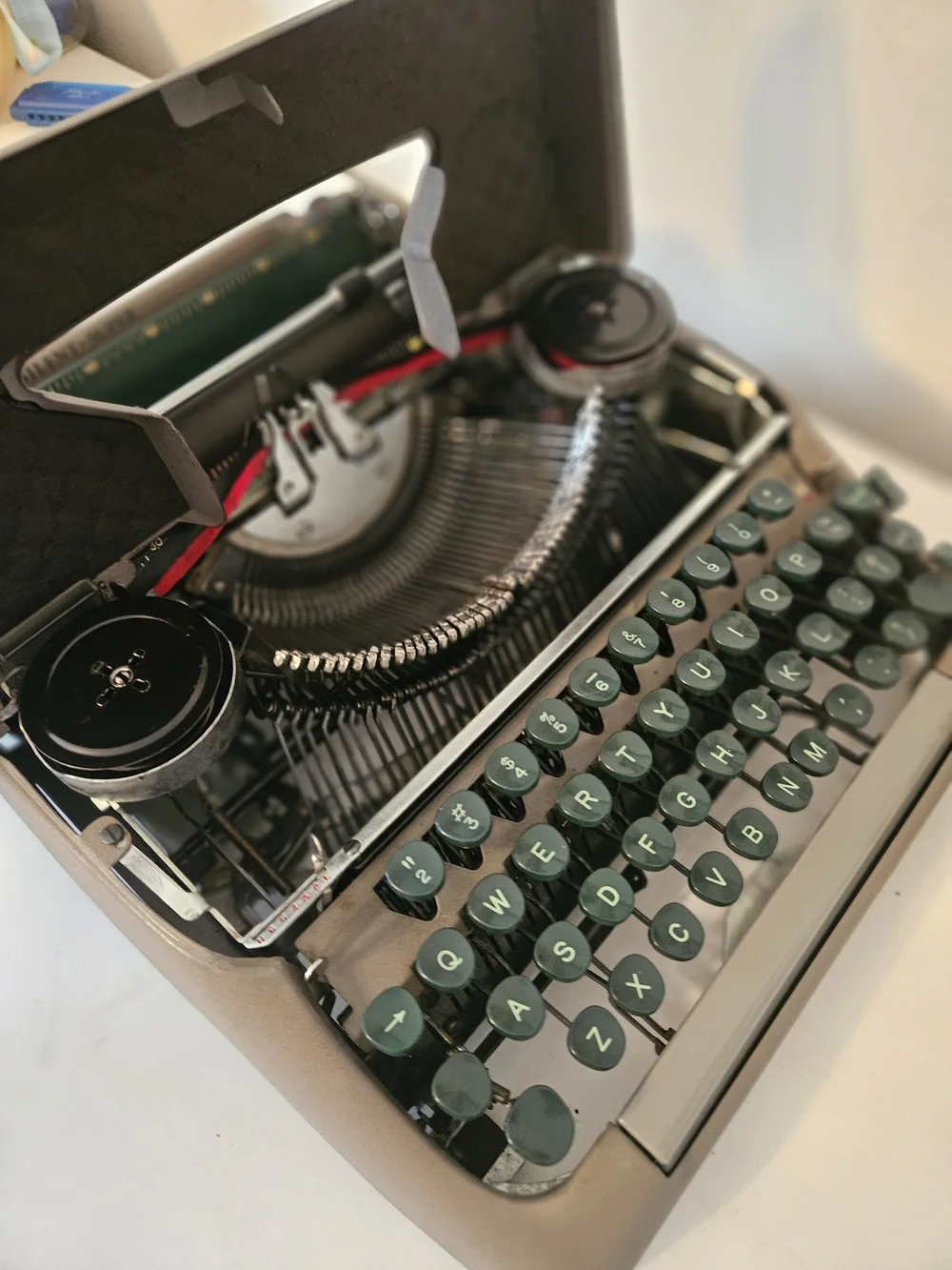 Neutral Colored 50's Smith Corona Silent, Sterling, Silent Super