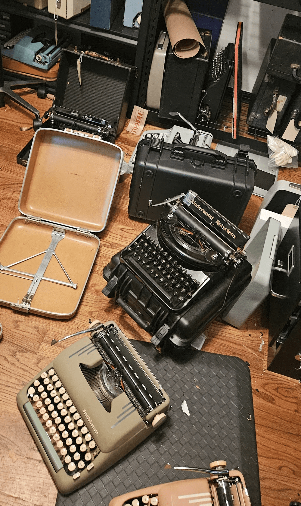 Sottobicchiere Vintage Con Scritta "Start Writing Typewriter" – Regalo Divertente Per Papà, 9,5x9,5 Cm