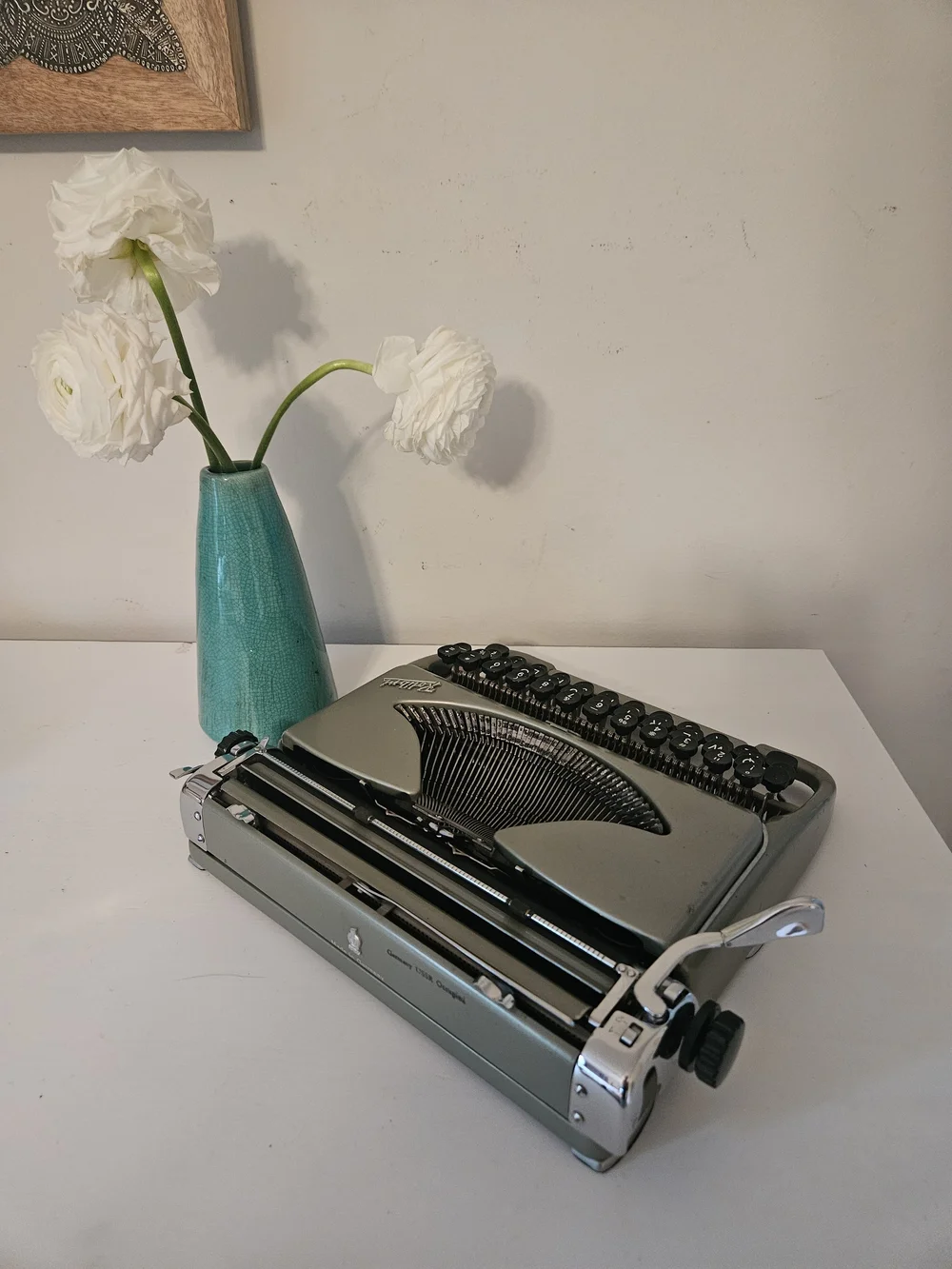 Groma Kolibri タイプライター アンティーク【ケース付き】 Vintage Kolibri Gromo Portable Typewriter with Case - For