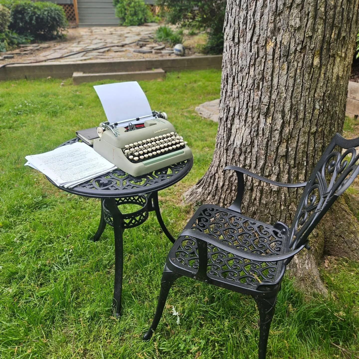 The Screenless awriter is born. Again. 

Finishing up the book... which I will publish in typewritten facsimile.

#writeon