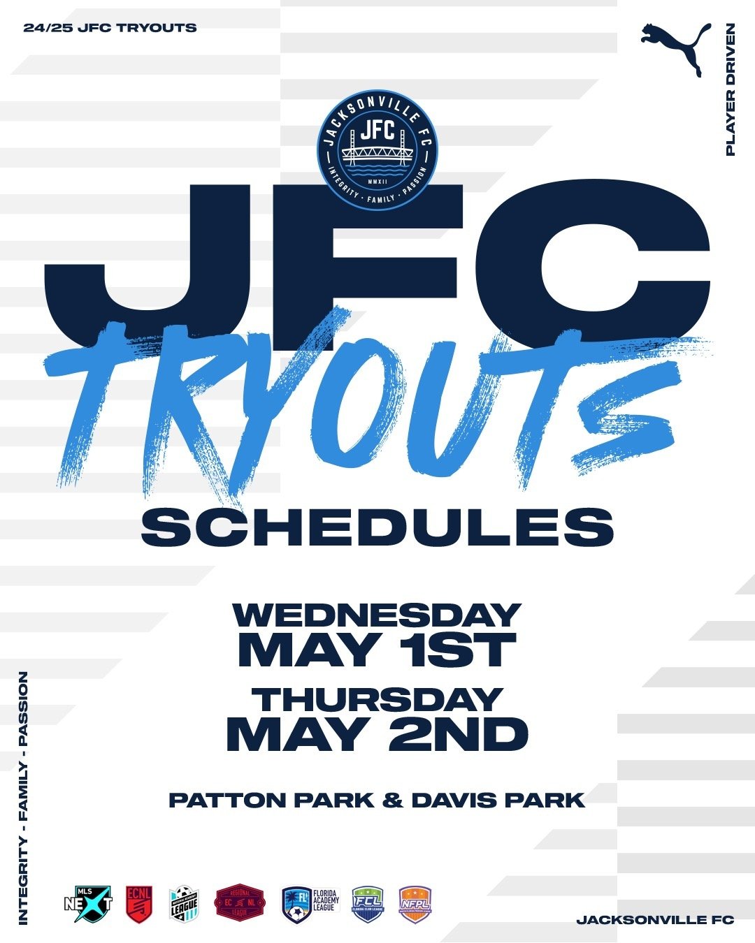 JFC Tryout Schedules are set. Sign up today. Link in profile.

#PlayerDriven #904JFC