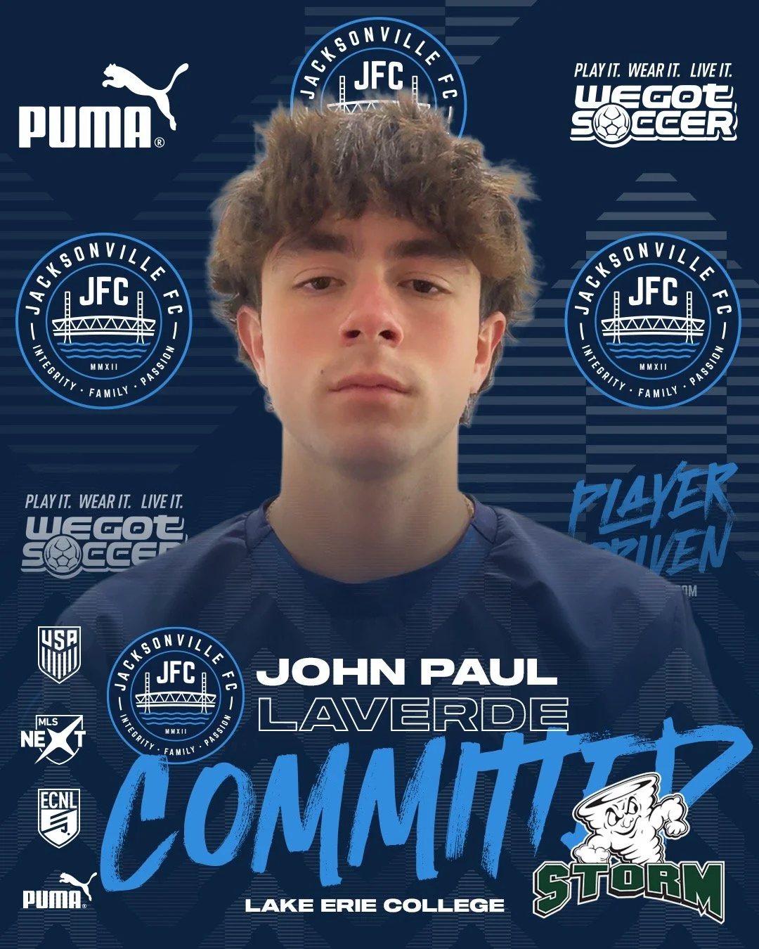 Another step forward.

John Paul Laverde has committed to continue his journey at Lake Erie College.

Consistent, driven, and committed to his development. It has been great to watch his growth over time and see him earn this opportunity.

Congratula