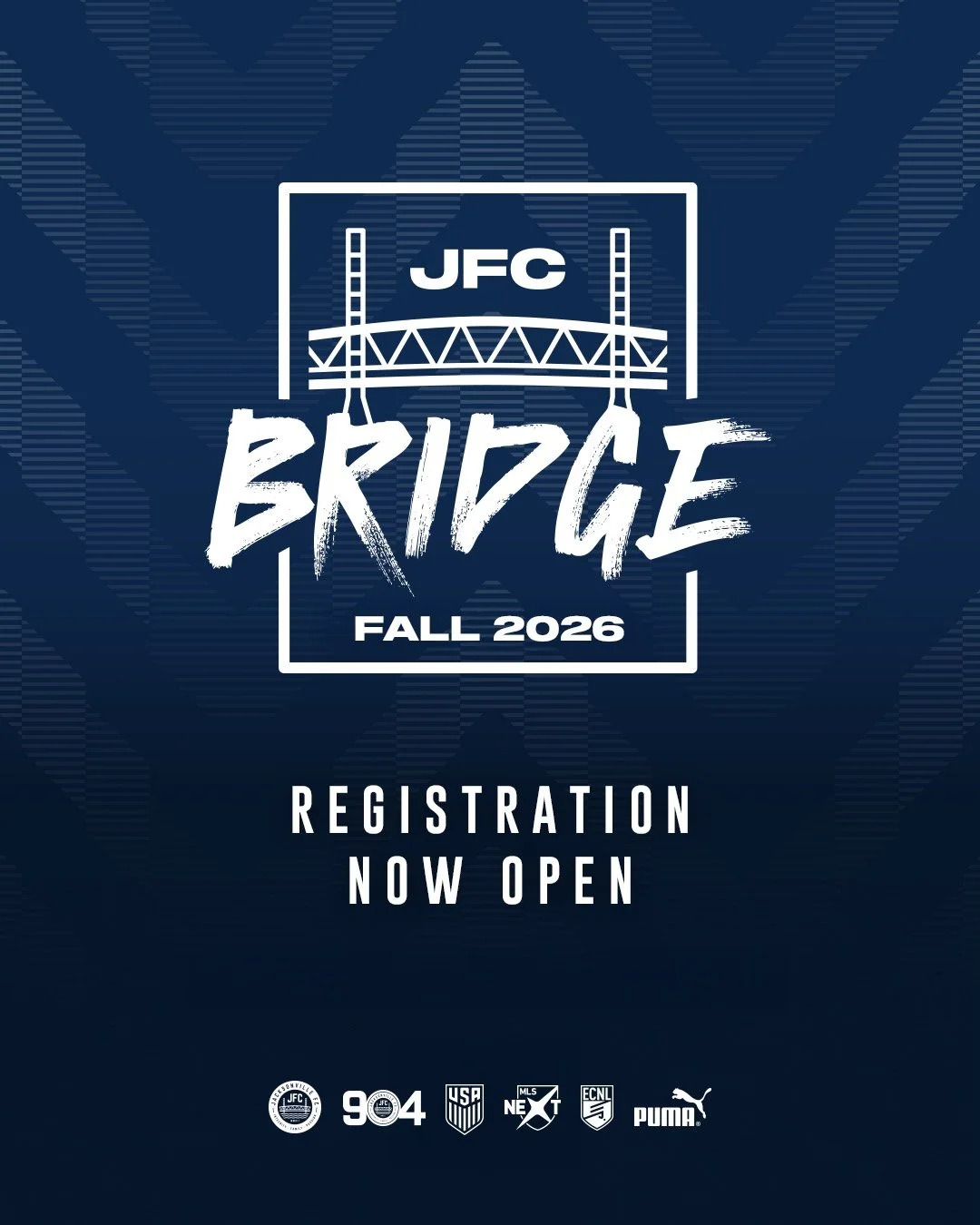 JFC Bridge Fall 2026 Registration is now officially open.

The JFC Bridge Program was created to provide players and families with a developmental environment that bridges the gap between recreational and competitive soccer.

Rec > Bridge > Com