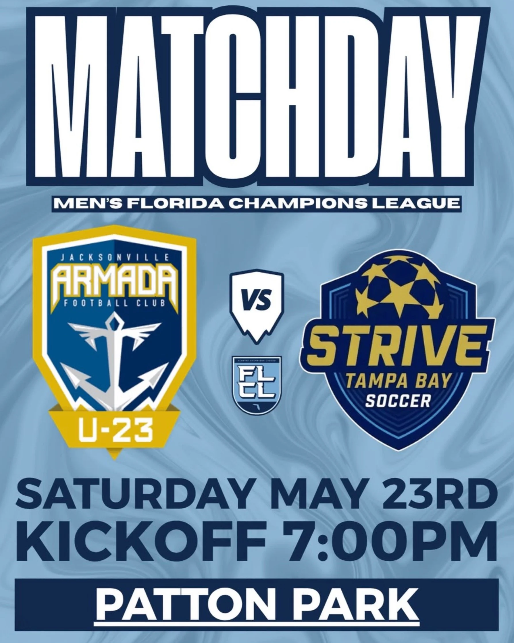 It&rsquo;s the first HOME #MATCHDAY of the @flchampionsleague season for the Boys in Blue TONIGHT @ Patton Park!

🆚 FC Strive
📍 Patton Park
🗓 TODAY
⏰ 7PM